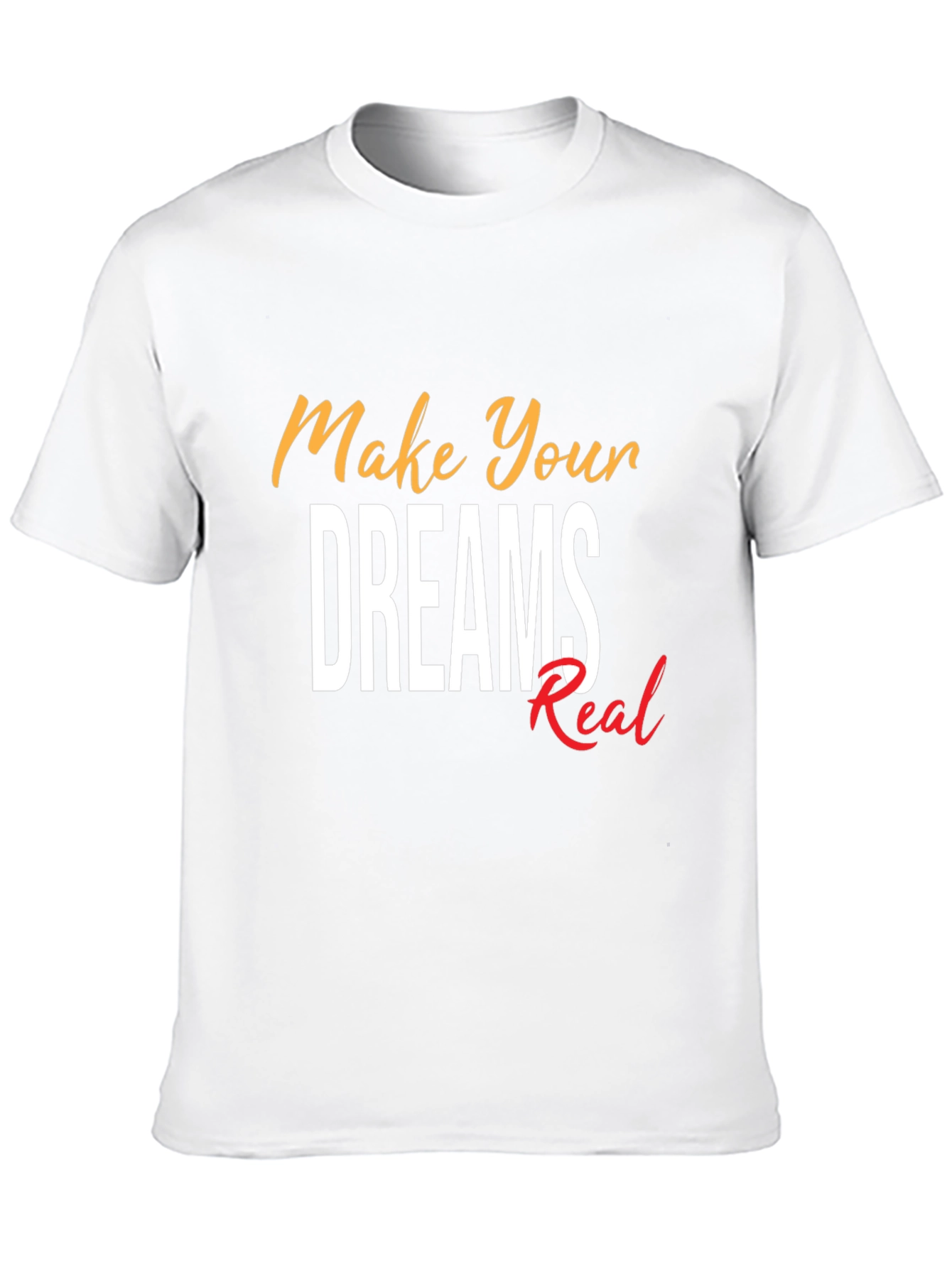 Make Your Dreams Real Graphic Tee - Black