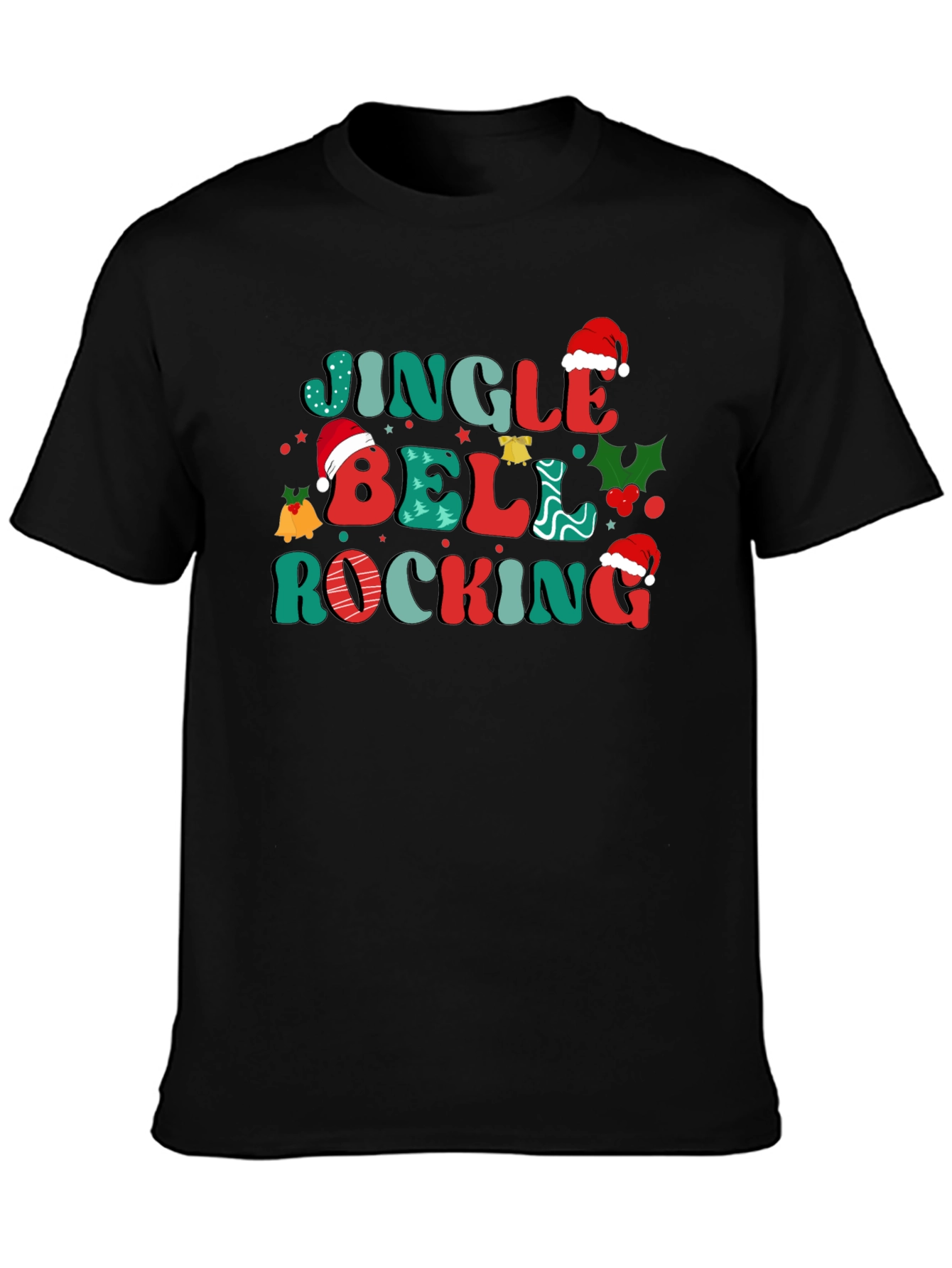 Jingle Bell Rocking Christmas Graphic Tee