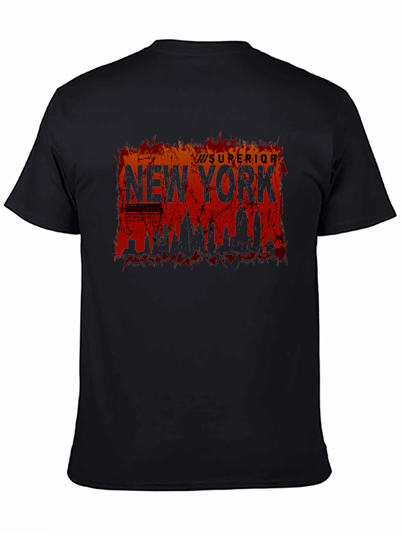 Superior New York Skyline Graphic T-Shirt