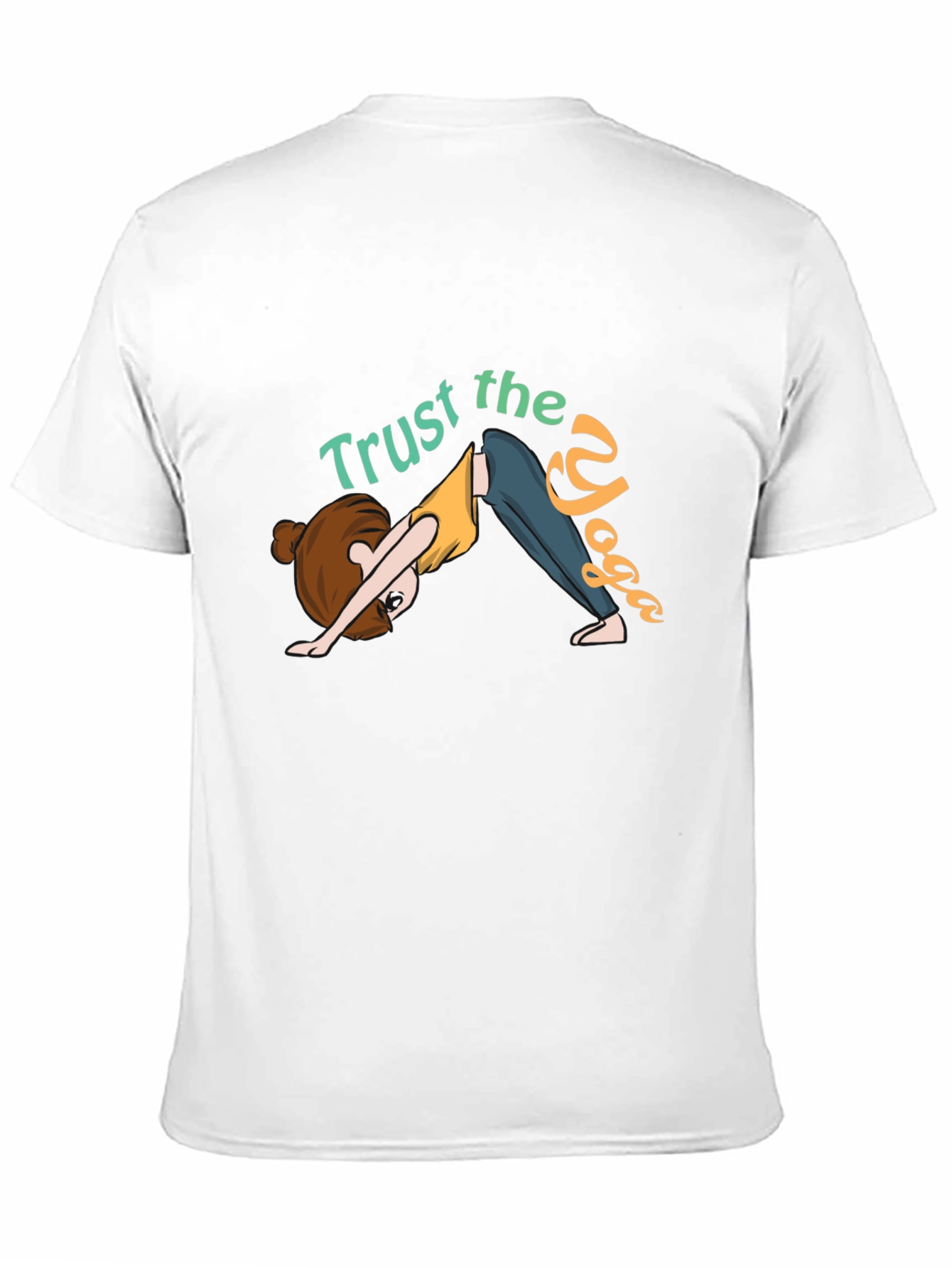 Trust the Yoga Black Graphic T-Shirt