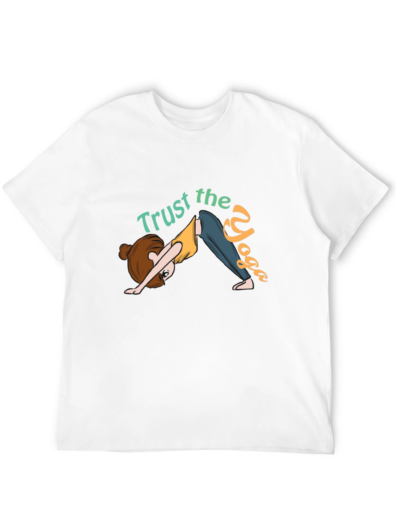 Trust the Yoga Black Graphic T-Shirt