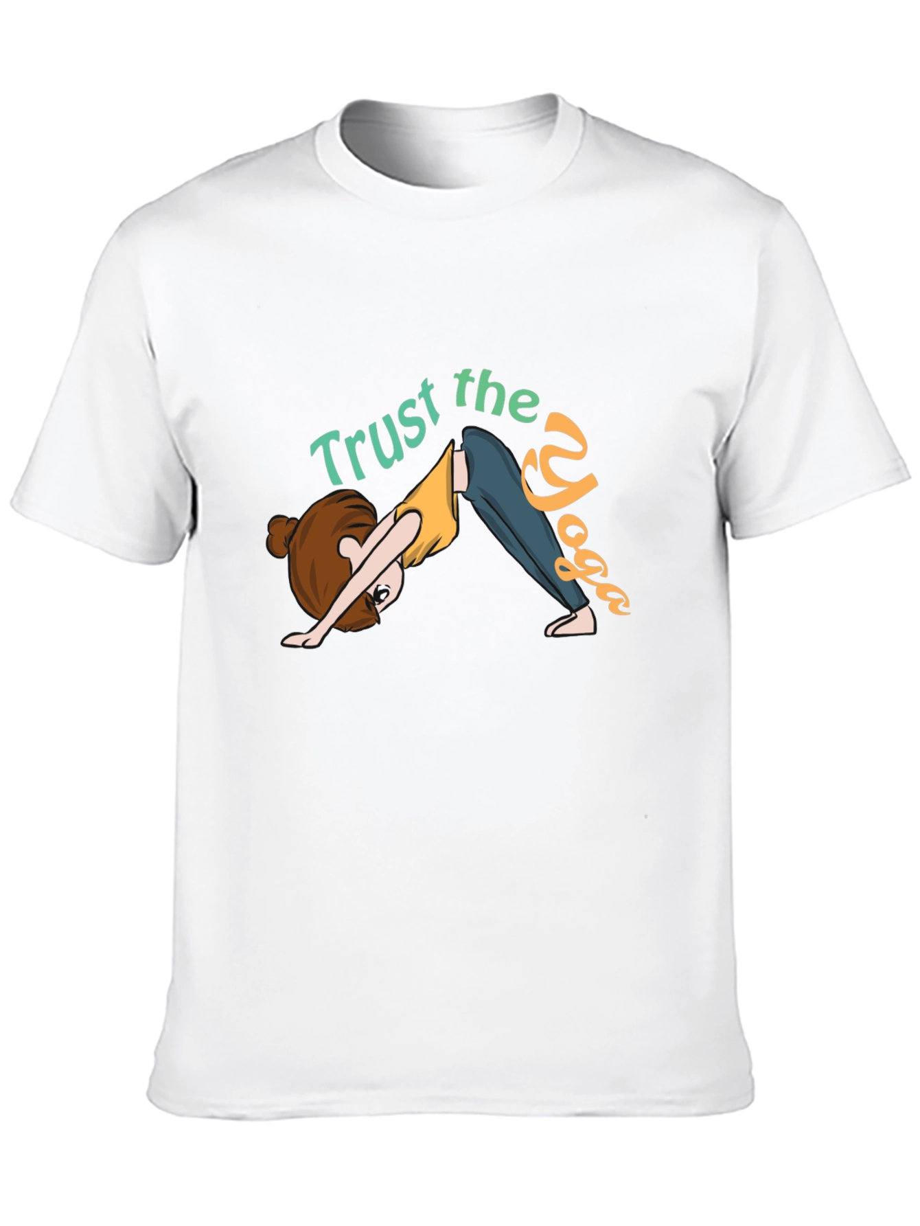 Trust the Yoga Black Graphic T-Shirt
