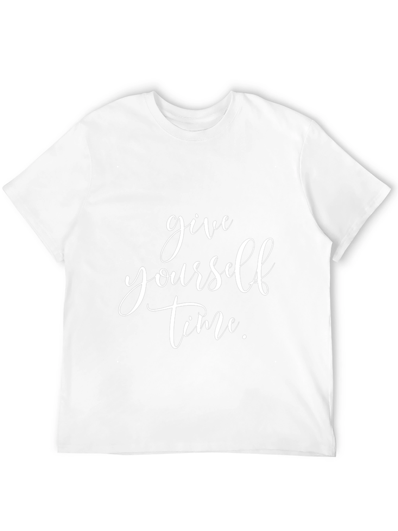 Give Yourself Time Graphic T-Shirt - Black