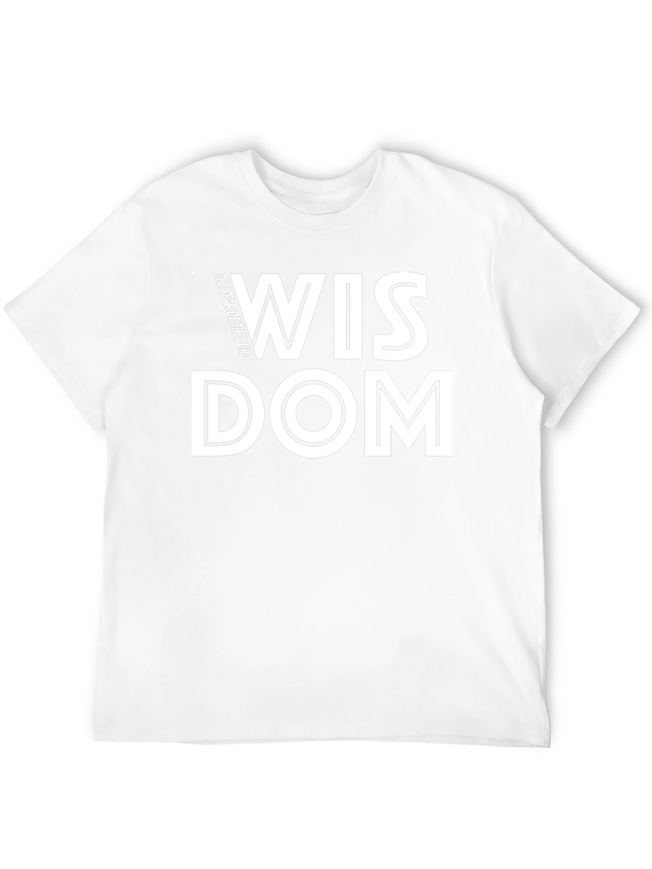 Wisdom Fear of the Lord Black T-Shirt