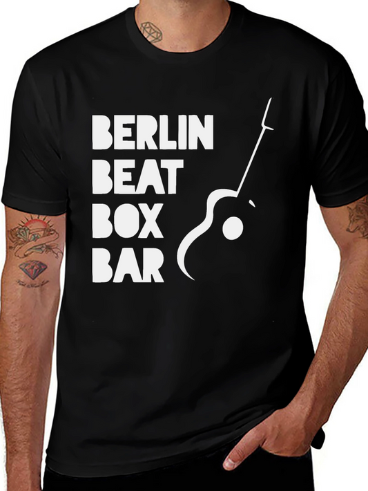 Berlin Beat Box Bar T-Shirt Guitar Graphic