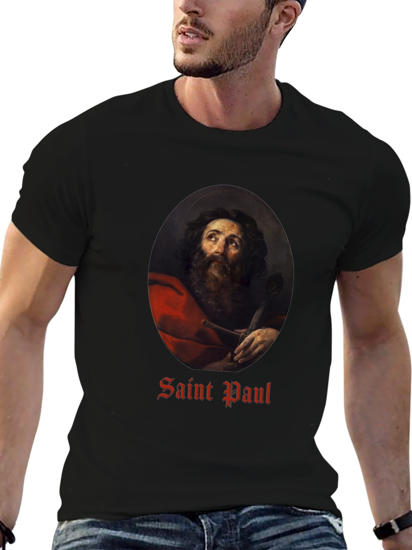 Saint Paul Graphic T-Shirt - Religious Art Tee