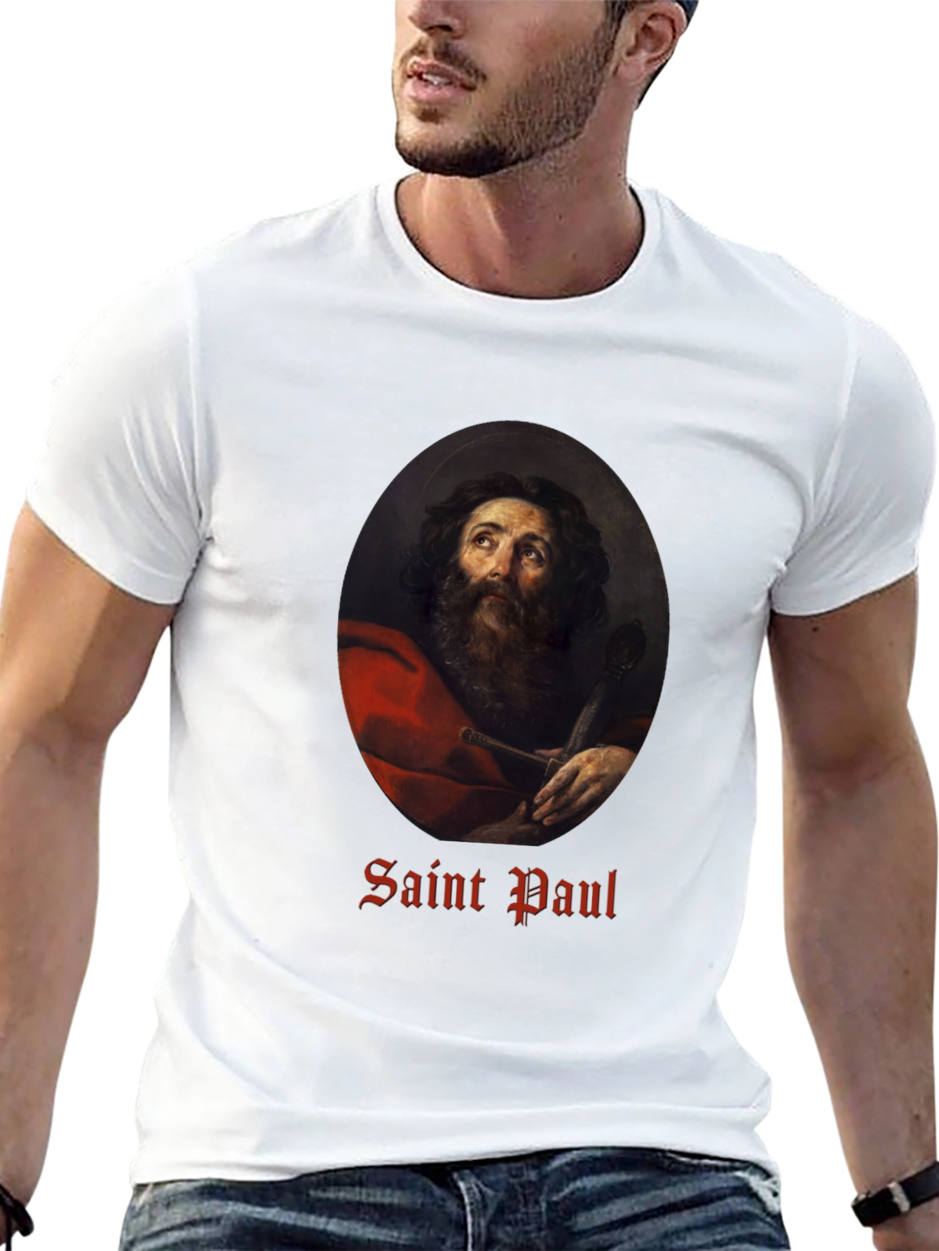 Saint Paul Graphic T-Shirt - Religious Art Tee