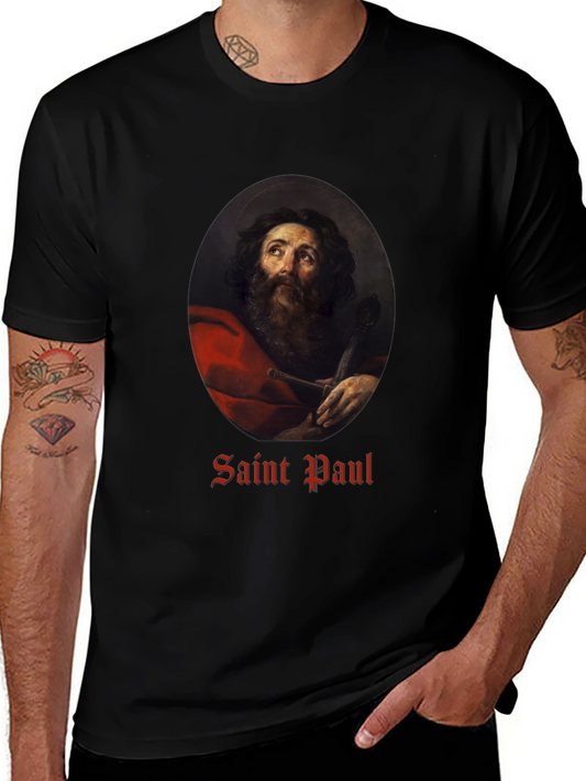 Saint Paul Graphic T-Shirt - Religious Art Tee