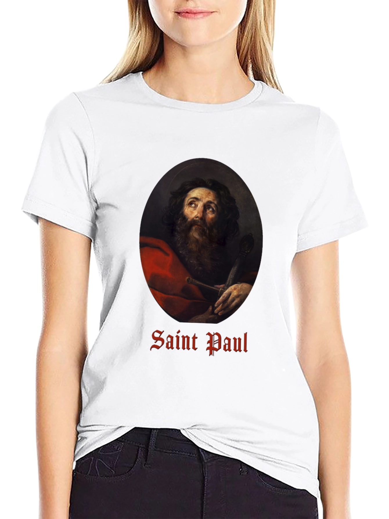 Saint Paul Graphic T-Shirt - Religious Art Tee