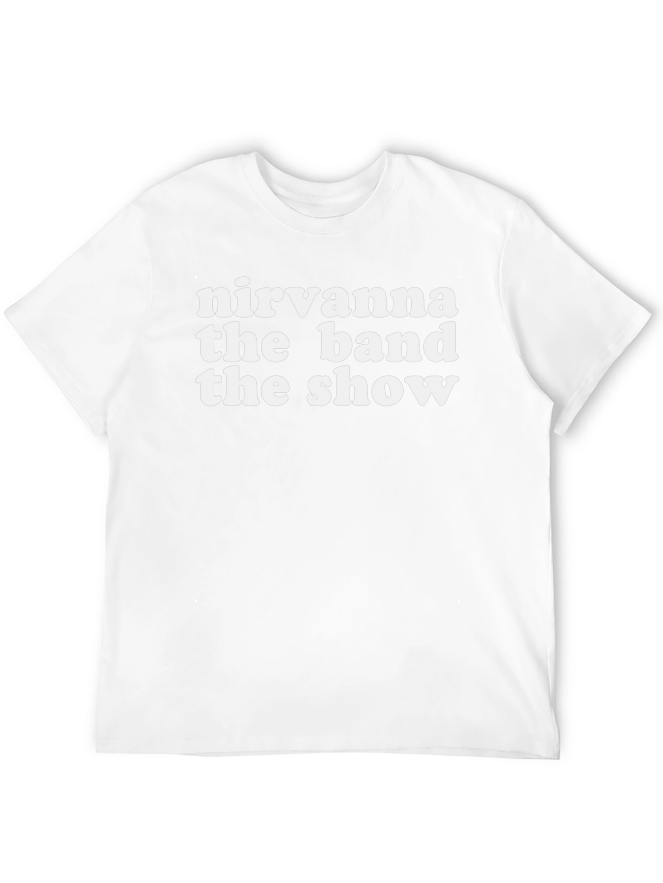 Nirvana The Band The Show Black T-Shirt