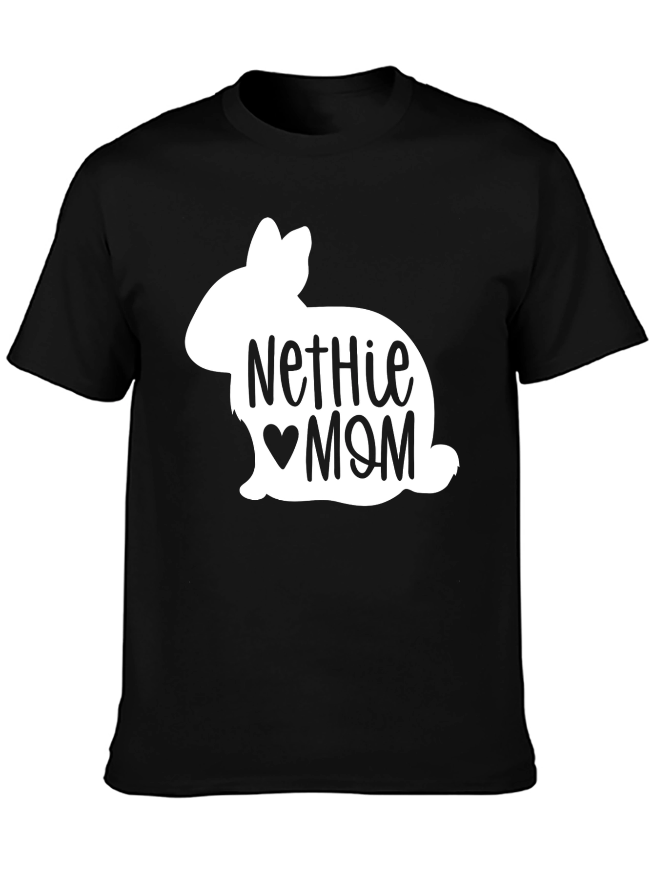 Nethie Mom Bunny T-Shirt - Cute Rabbit Lover Tee