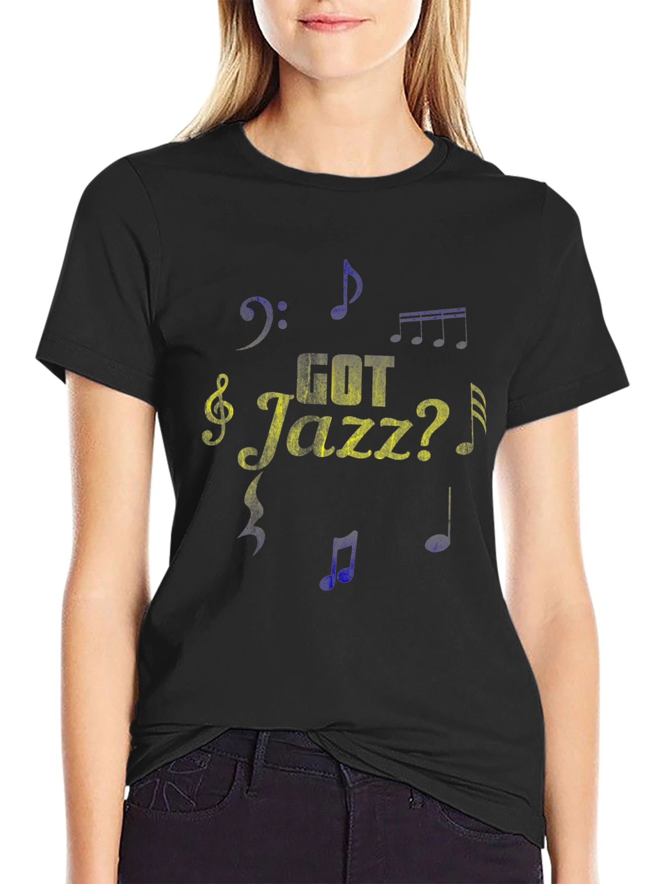 Got Jazz? Graphic T-Shirt - Black
