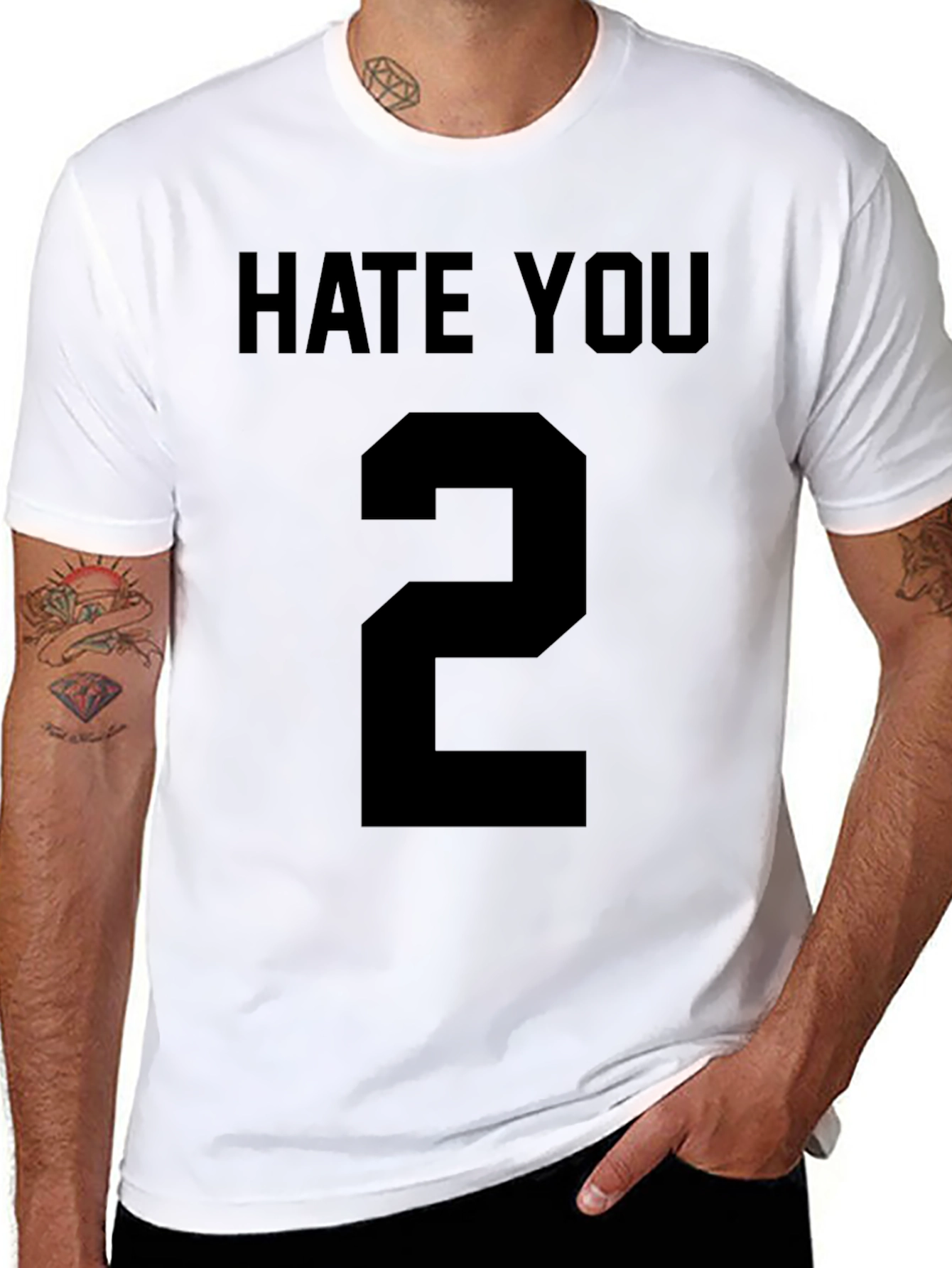 Hate You Number 2 Black T-Shirt