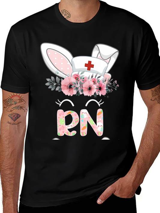 Easter RN Nurse Bunny T-Shirt