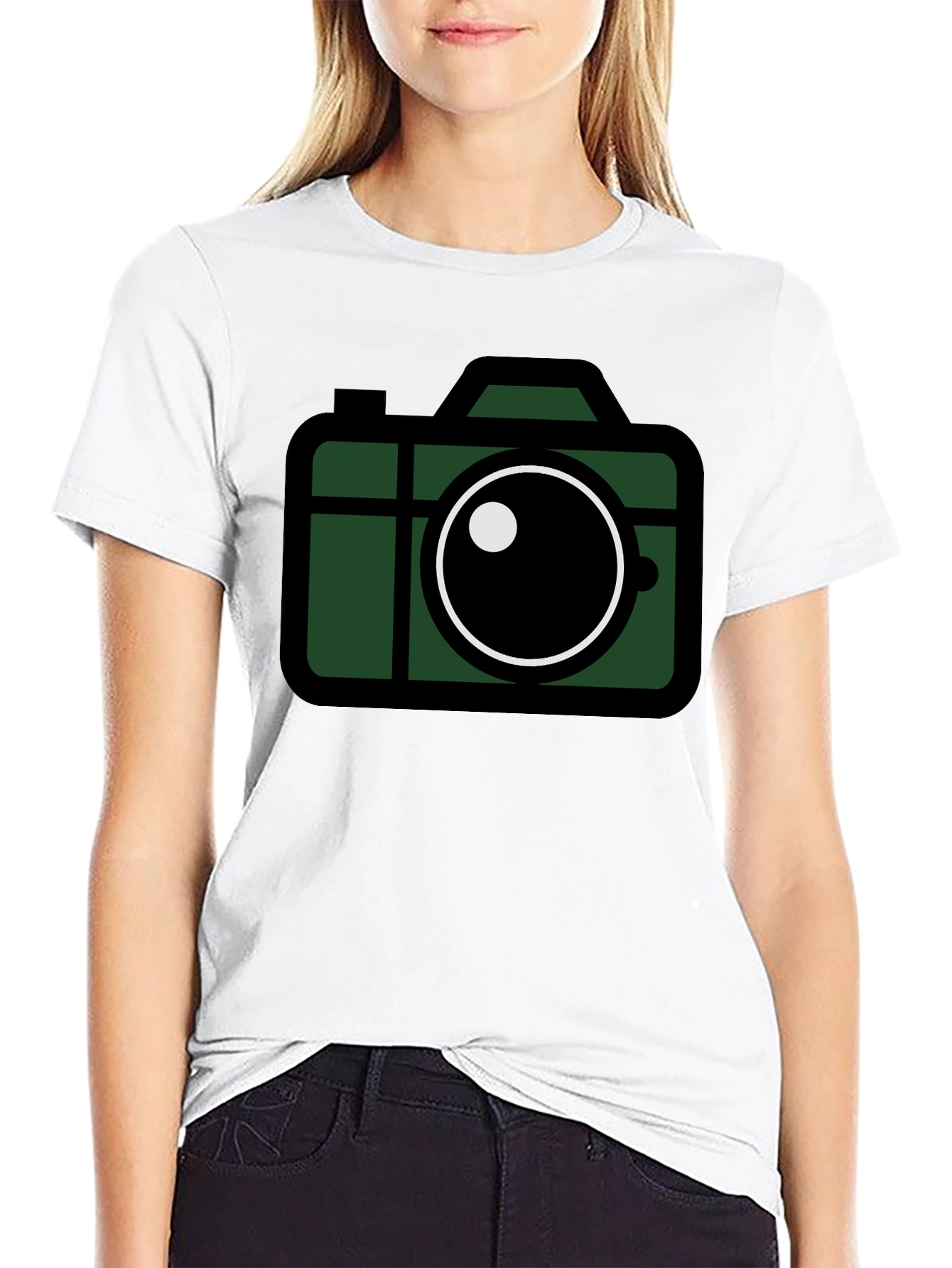 Retro Camera Graphic T-Shirt - Stylish Photography Tee