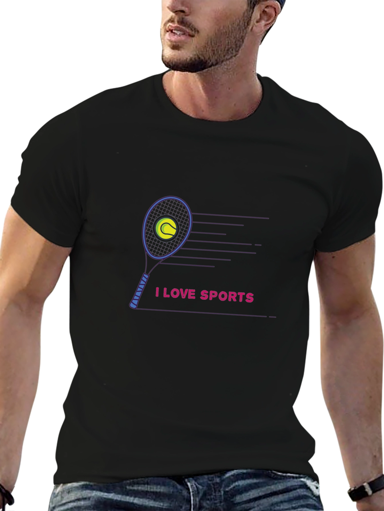 I Love Sports Graphic Tee