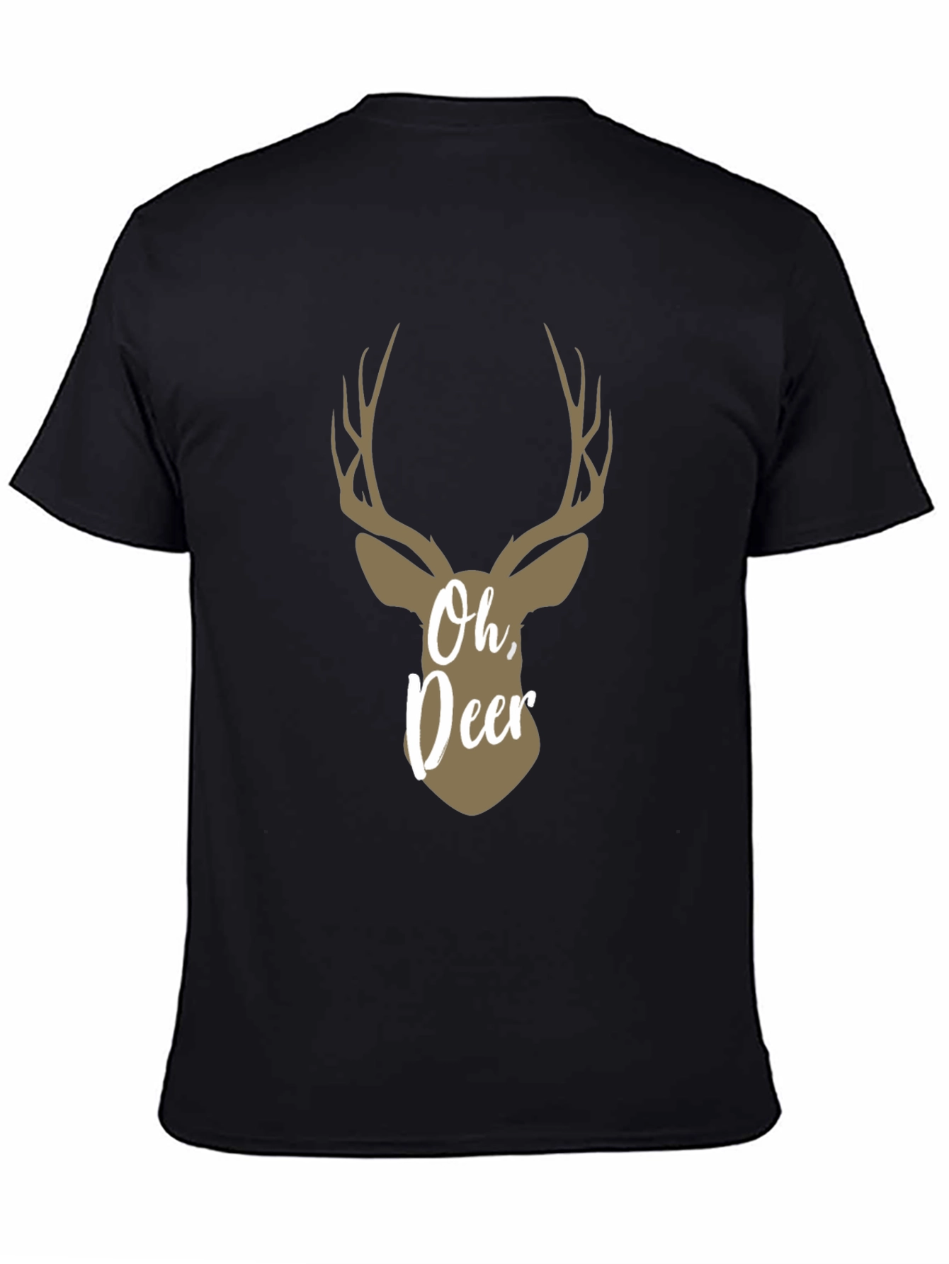 Oh Deer! Graphic Print Crew Neck T-Shirt