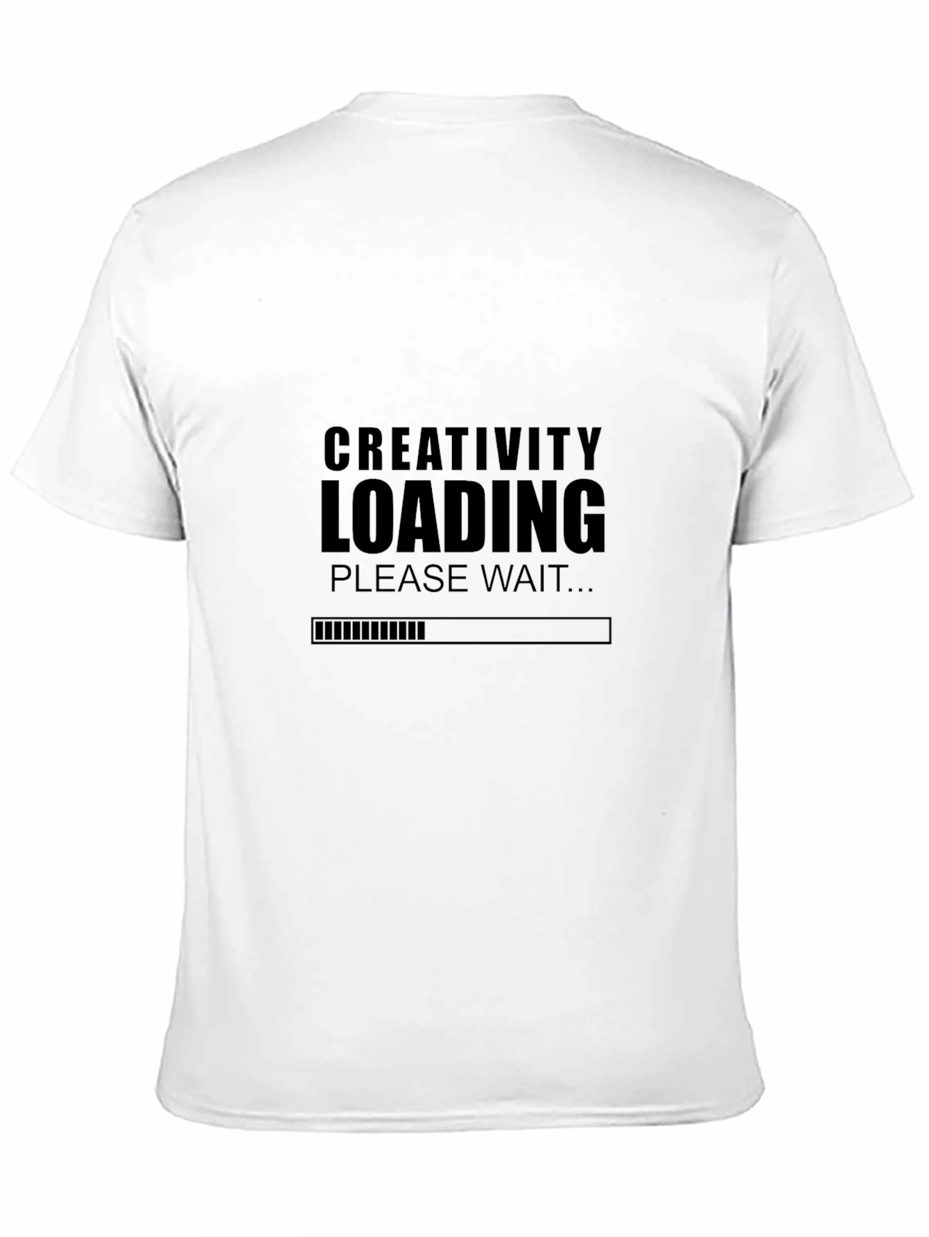 Creativity Loading T-Shirt - Black Graphic Tee