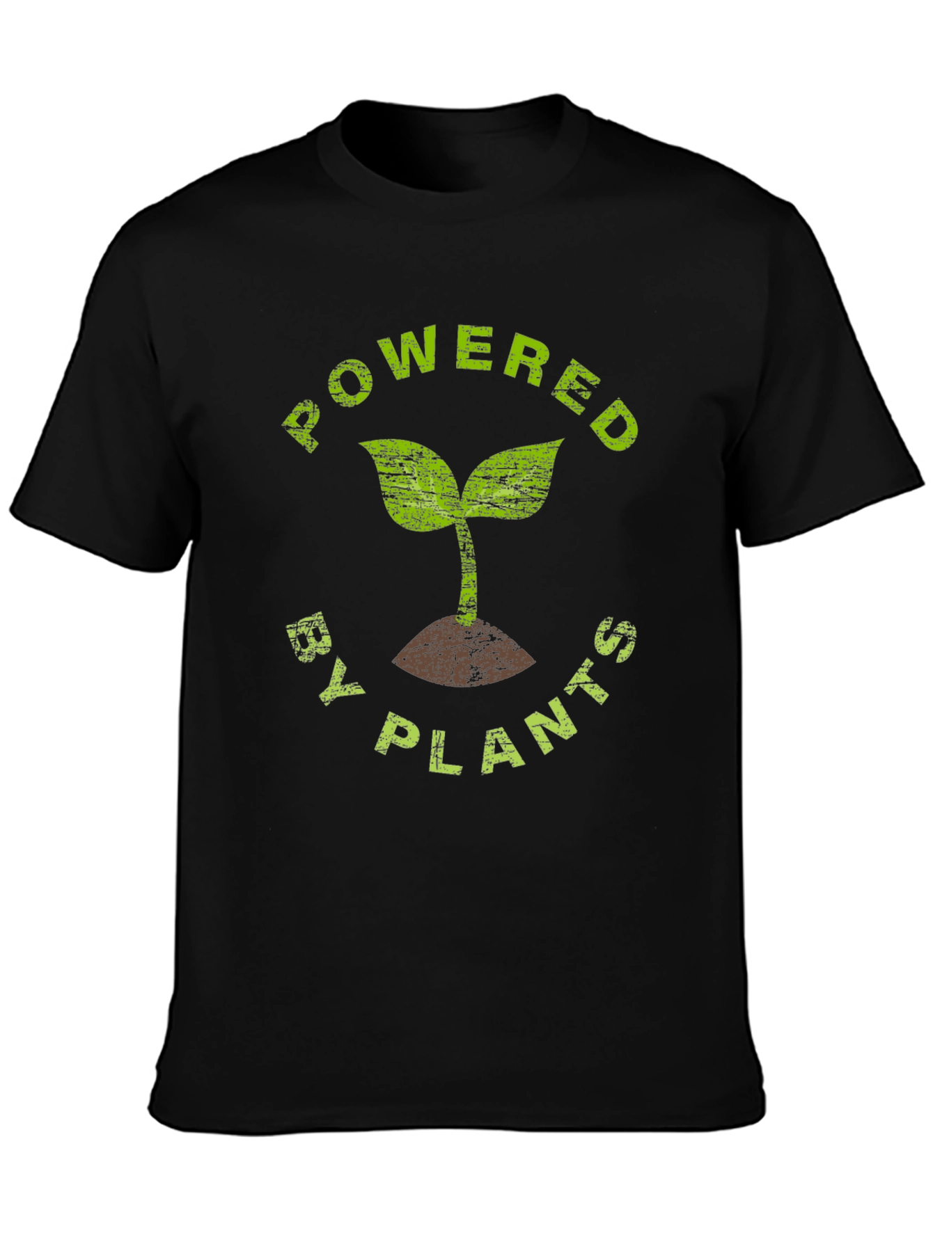 Powered By Plants T-Shirt - Vegan Lifestyle Tee