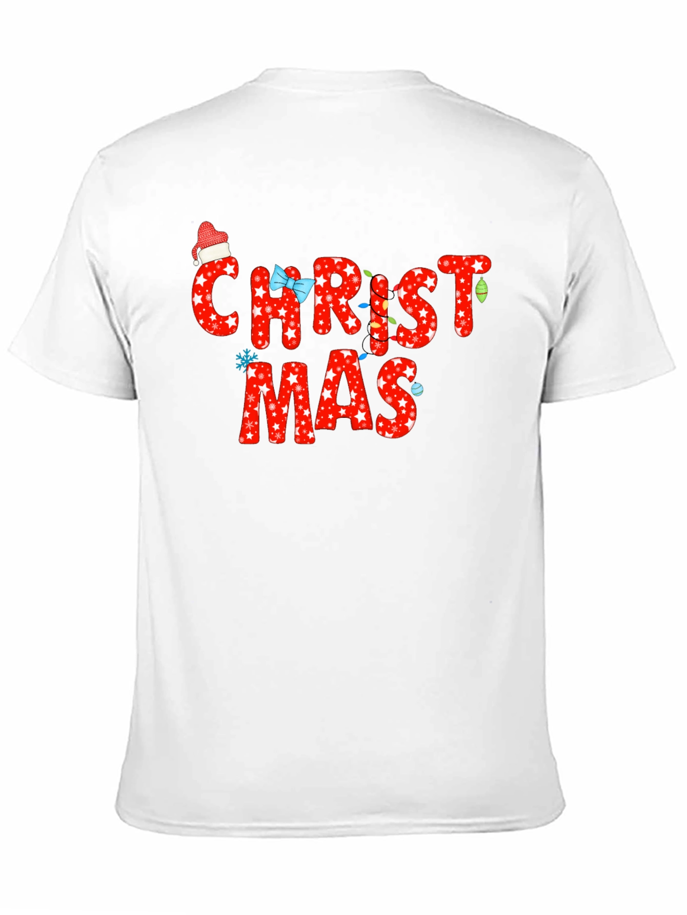 Christmas T-Shirt - Holiday Star Print