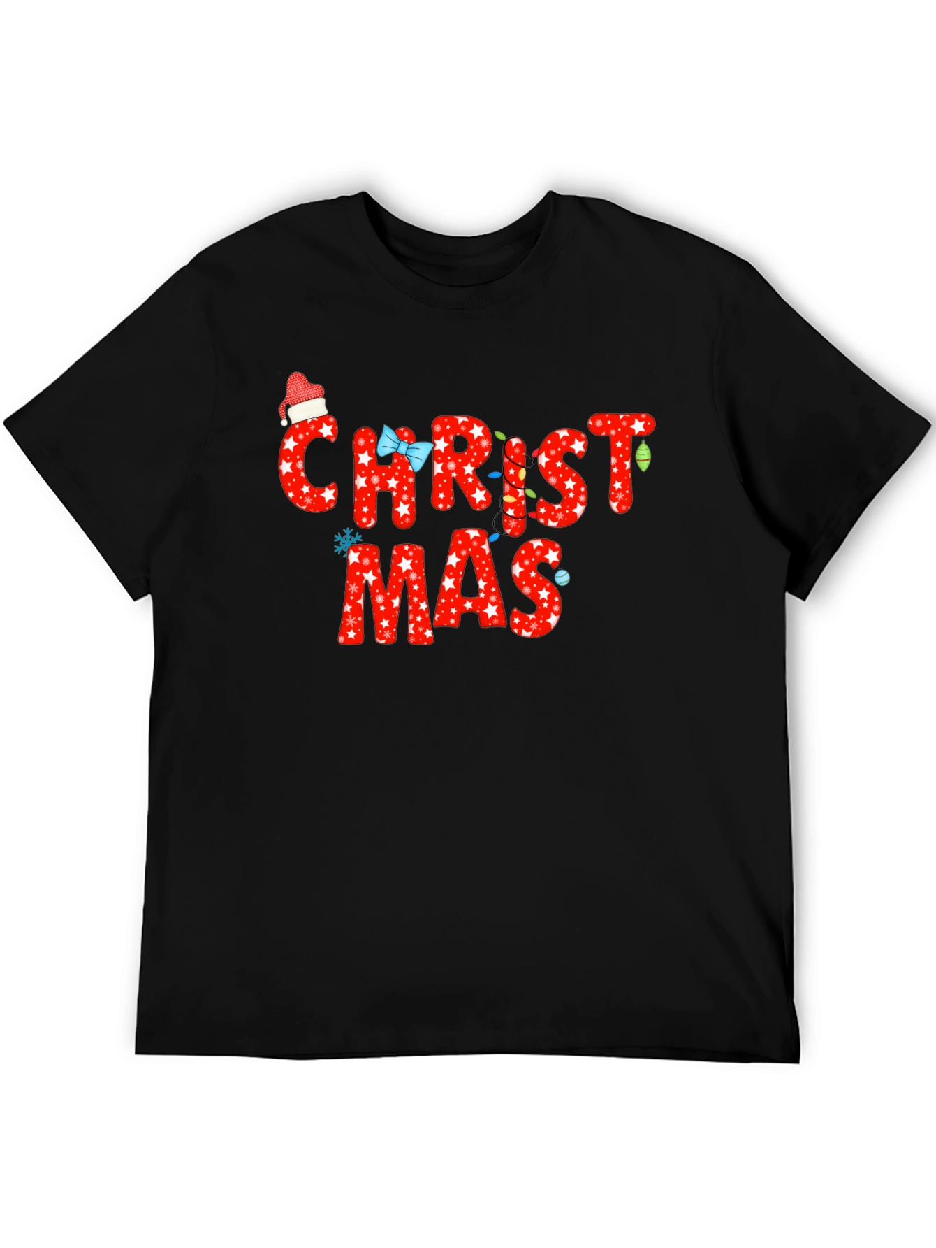Christmas T-Shirt - Holiday Star Print