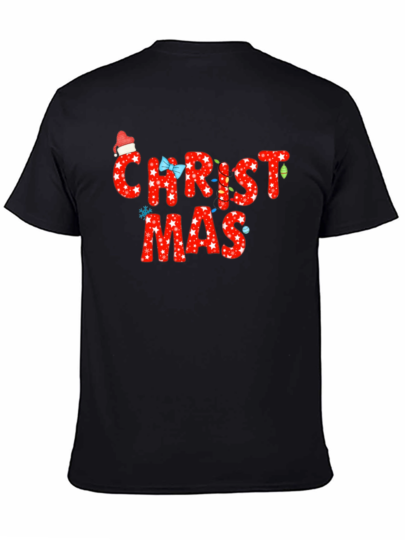 Christmas T-Shirt - Holiday Star Print