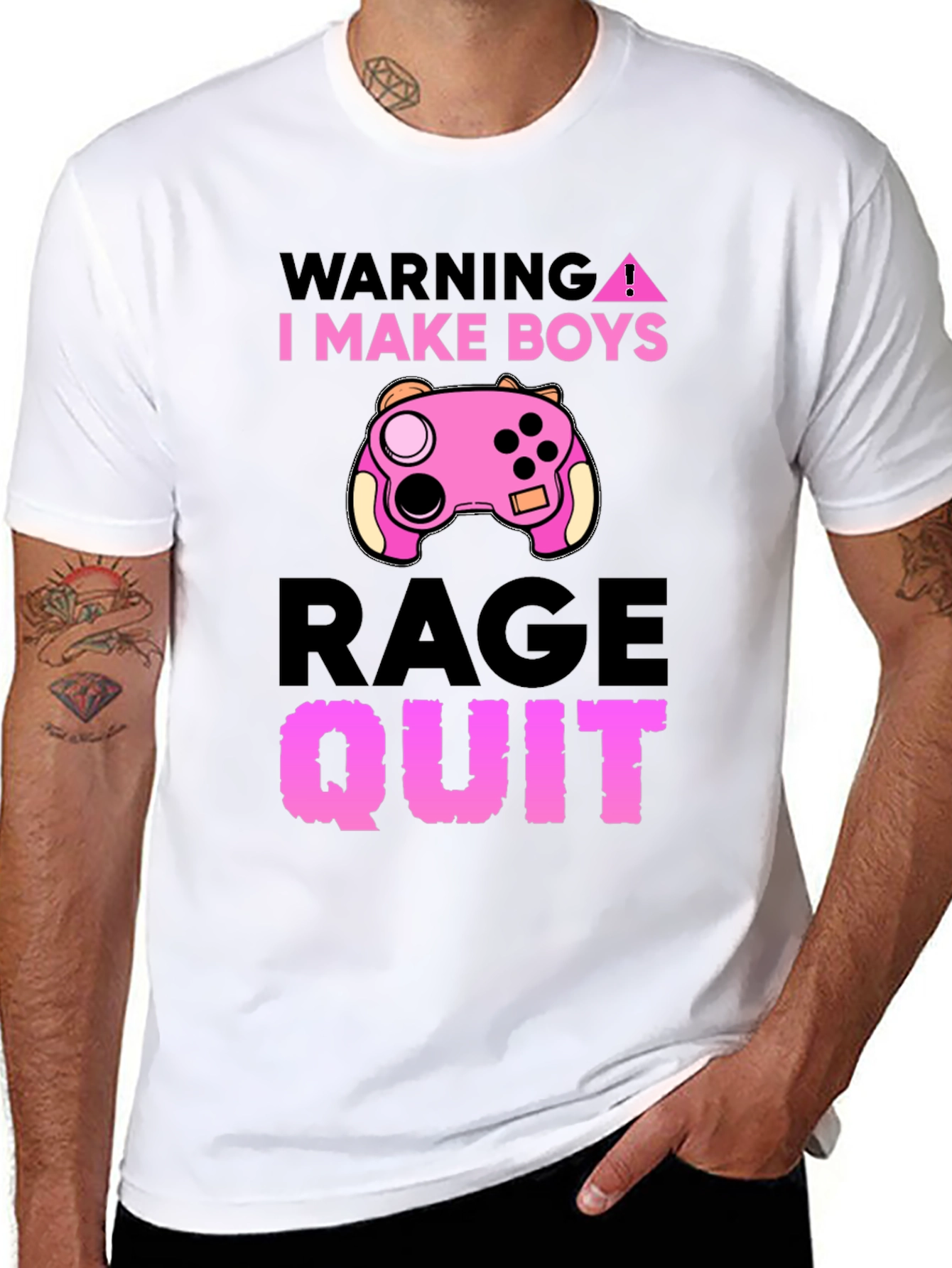 Warning I Make Boys Rage Quit Gaming T-Shirt