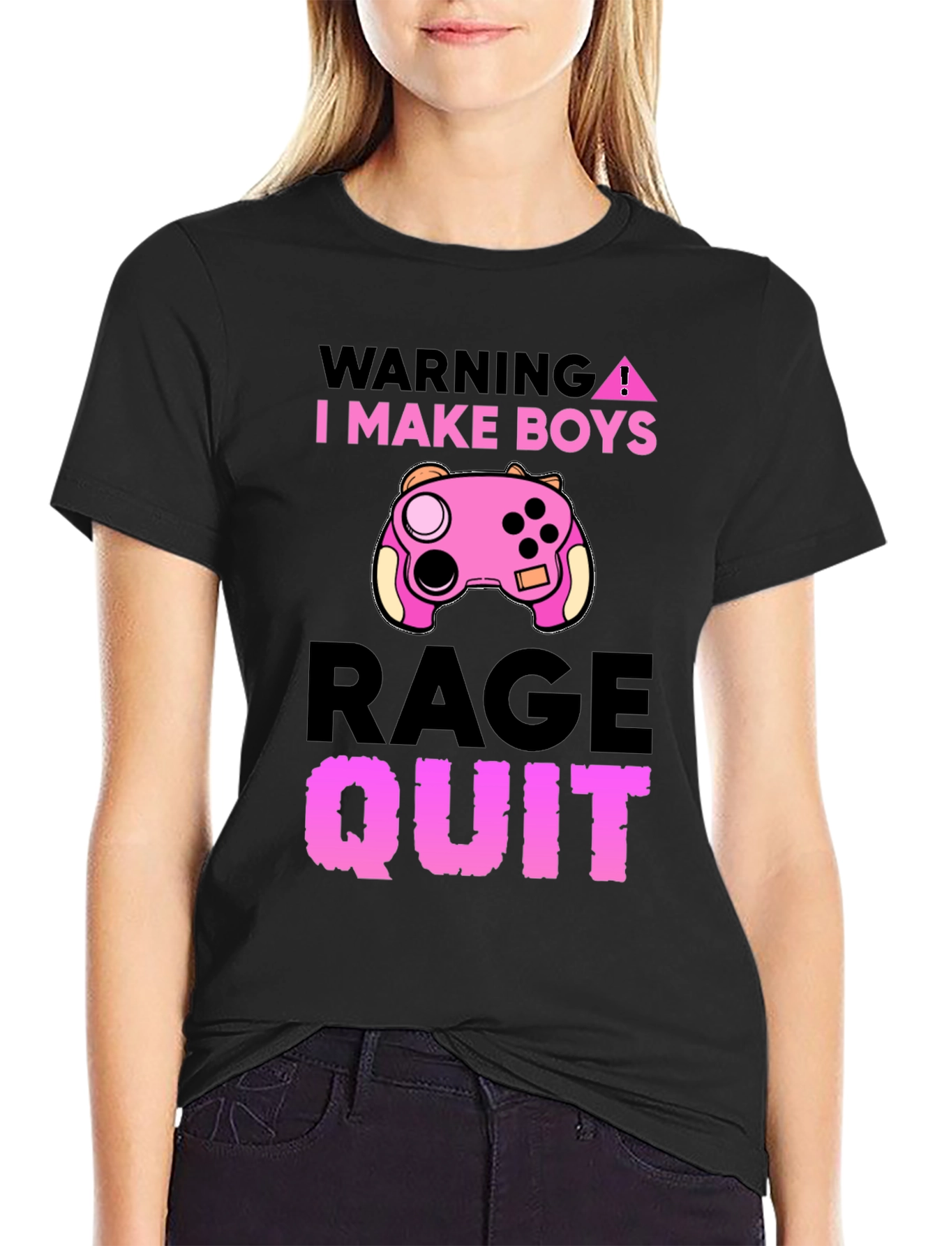 Warning I Make Boys Rage Quit Gaming T-Shirt