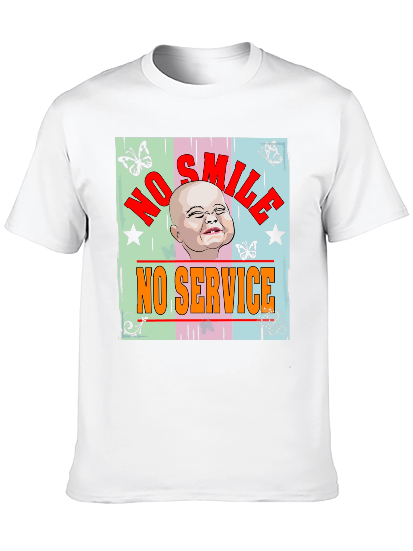 No Smile No Service Graphic Tee