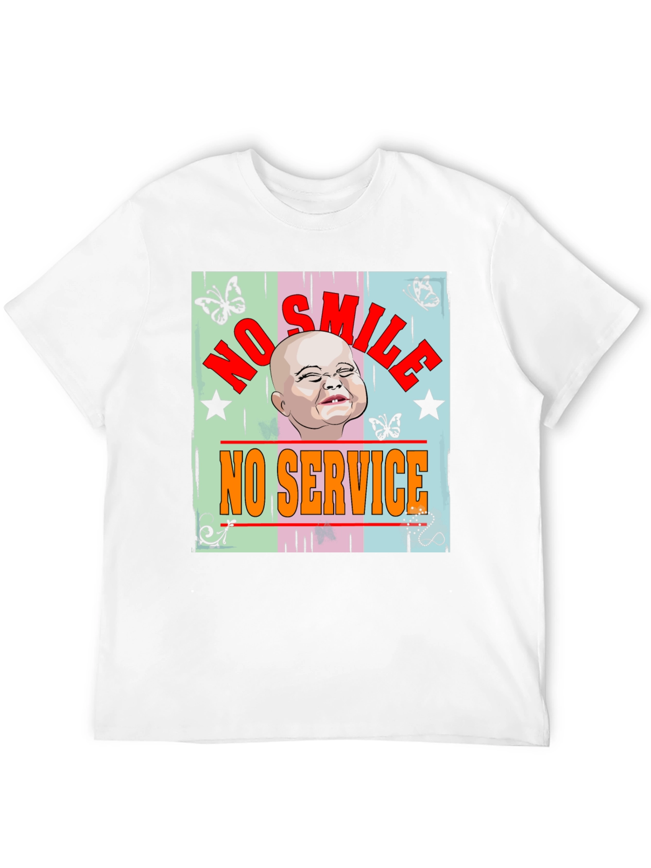 No Smile No Service Graphic Tee