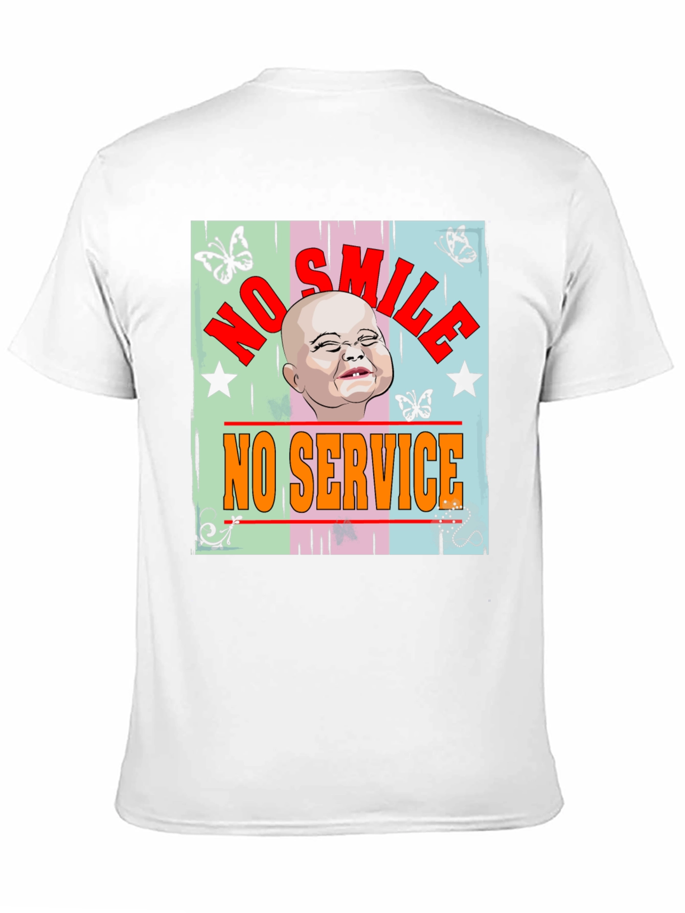 No Smile No Service Graphic Tee