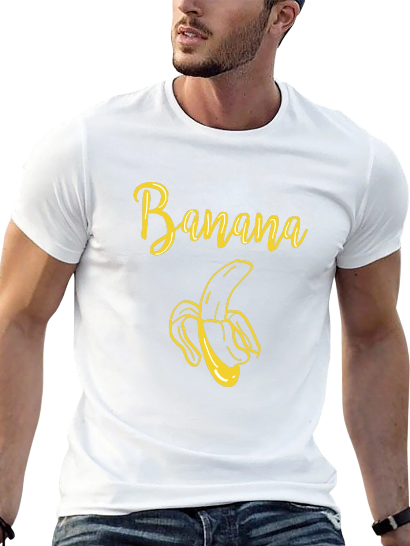 Banana Graphic Tee - Funny Fruit T-Shirt