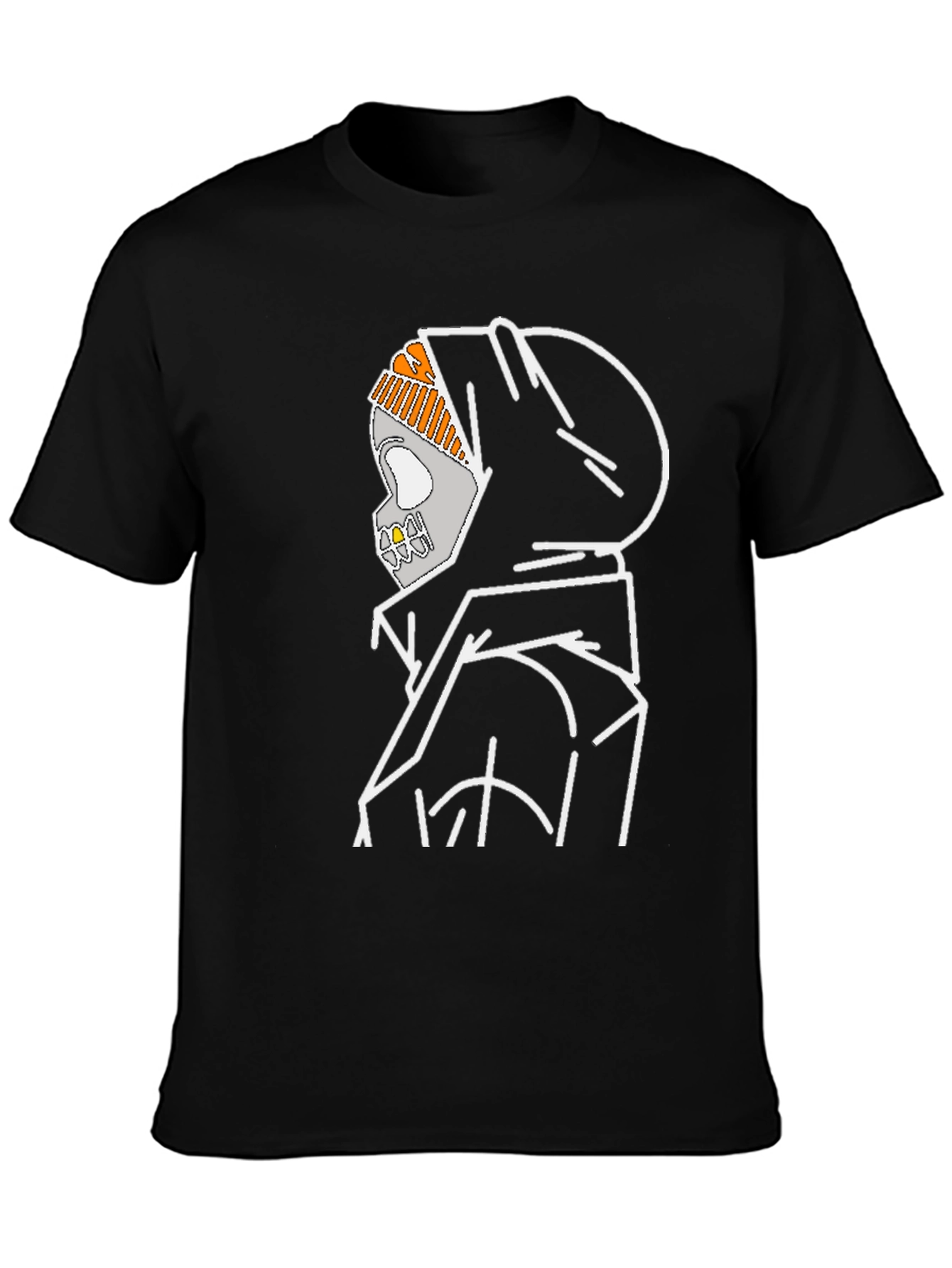 Hooded Reaper Graphic Tee - Stylish Streetwear