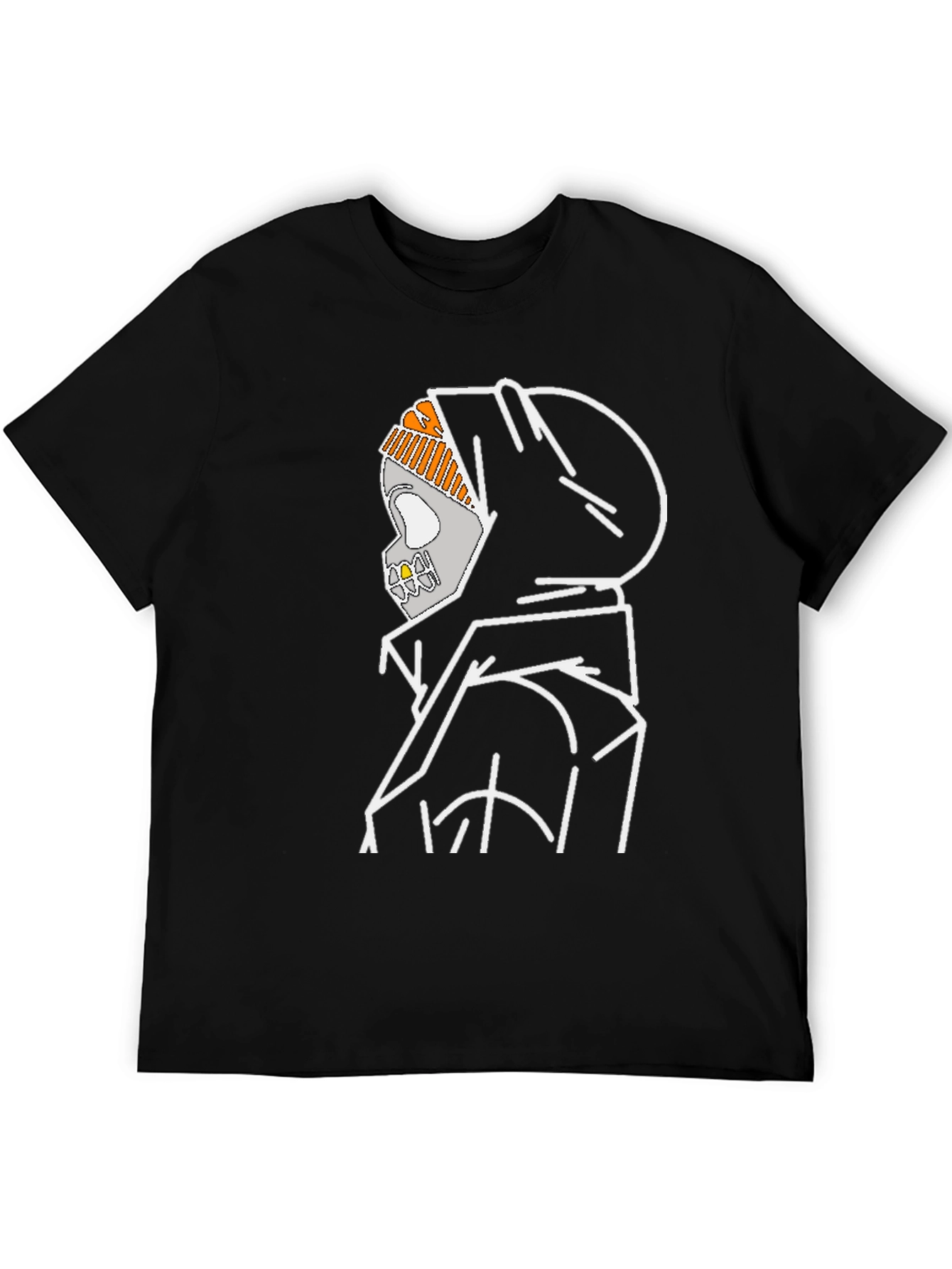 Hooded Reaper Graphic Tee - Stylish Streetwear