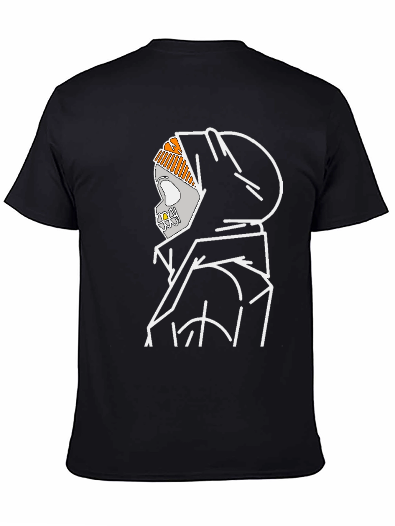 Hooded Reaper Graphic Tee - Stylish Streetwear