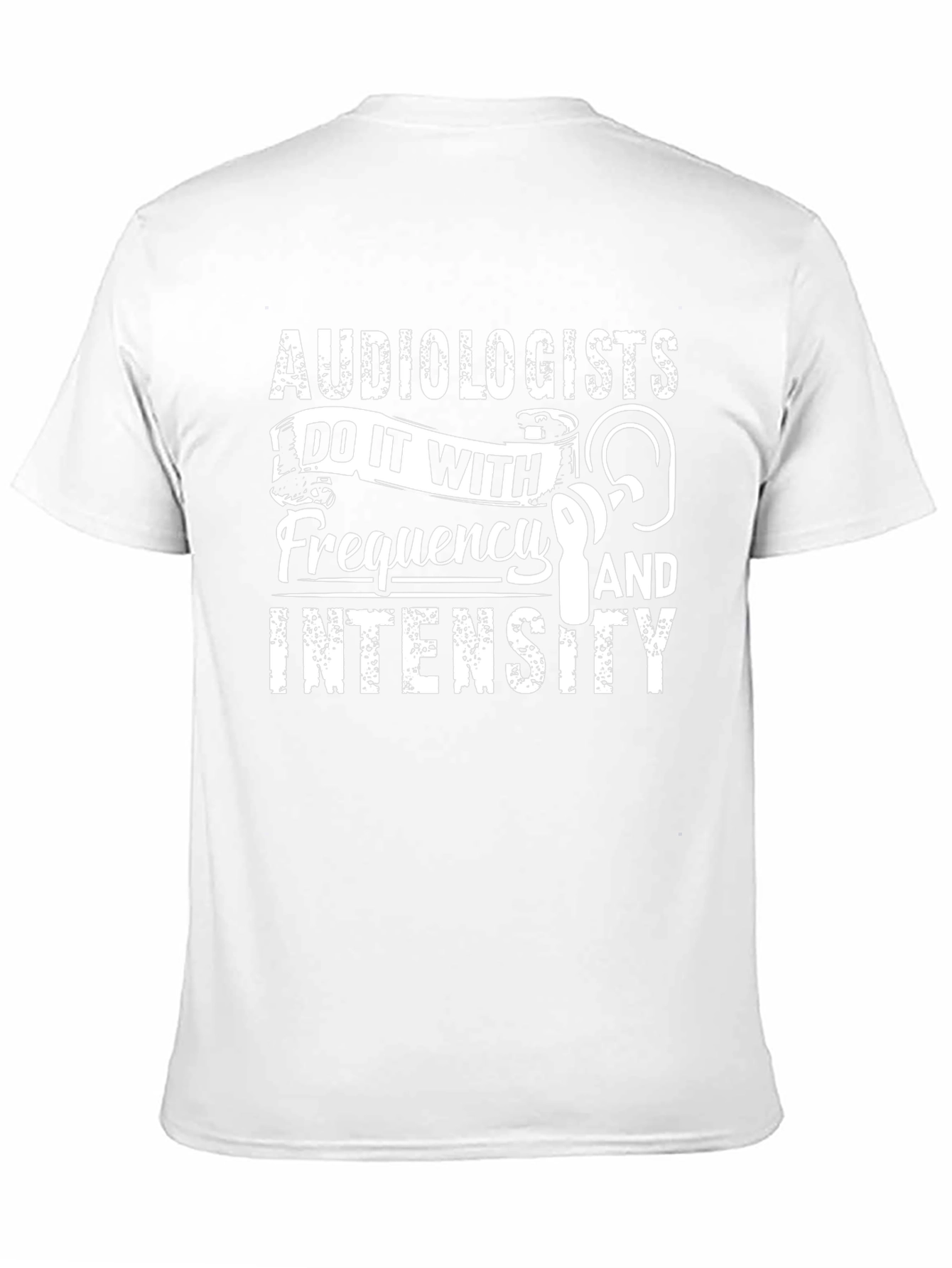 Audiologist Frequency & Intensity Black Graphic Tee