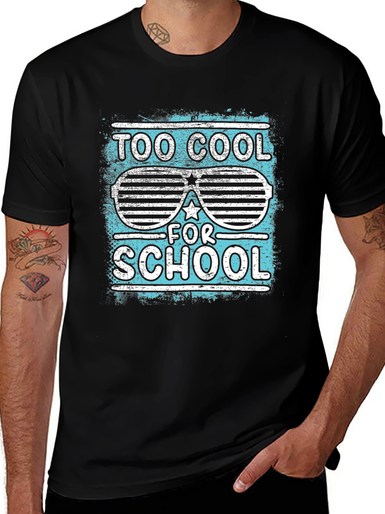Too Cool For School Graphic T-Shirt