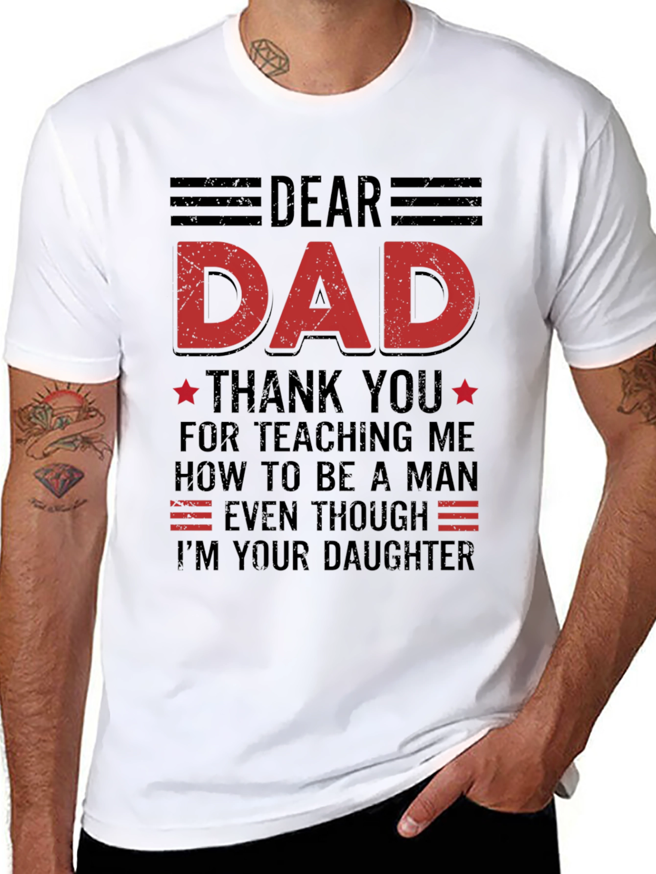 Dear Dad T-Shirt: Daughters Love