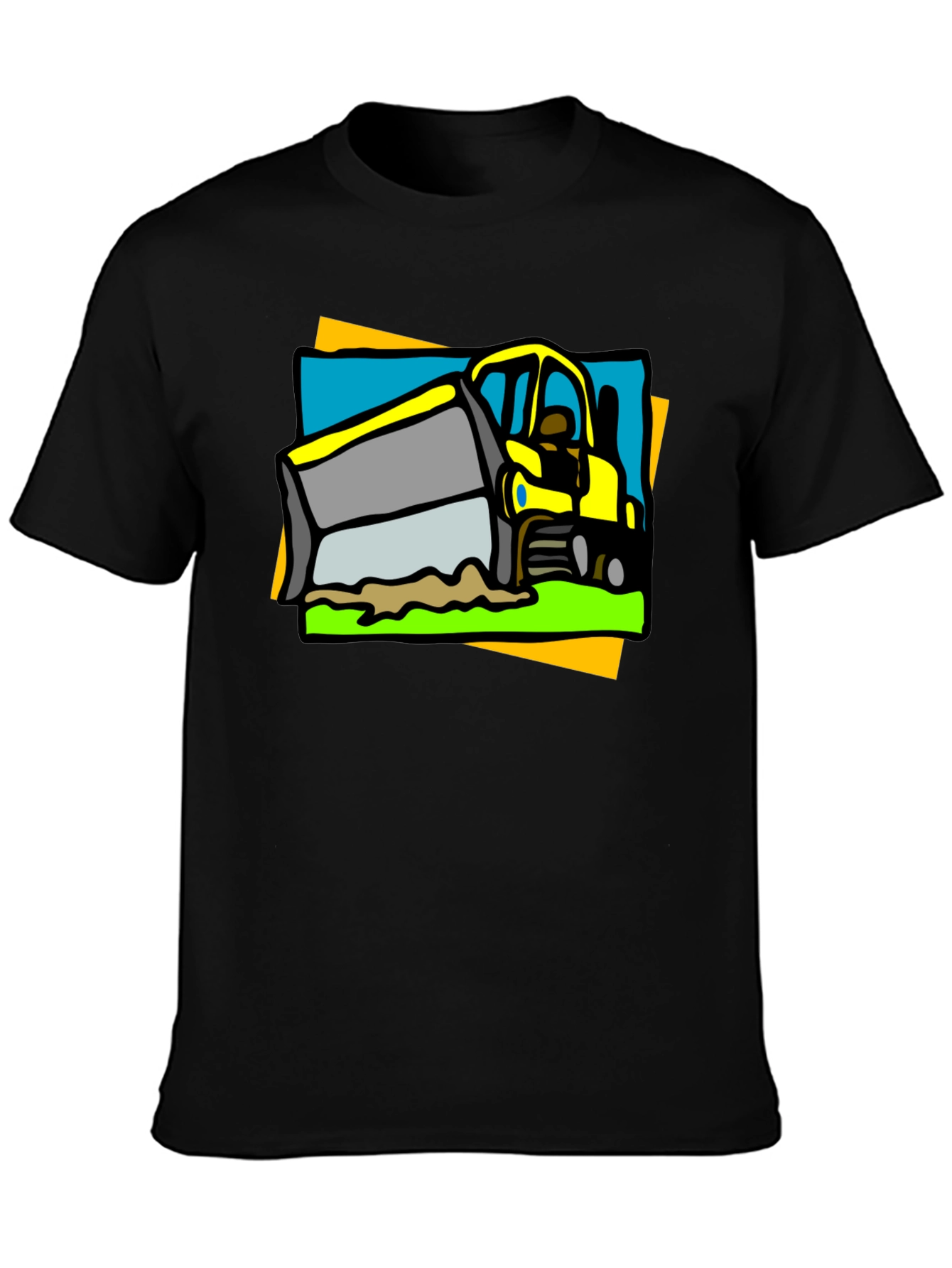 Bulldozer Graphic Tee - Heavy Equipment Shirt