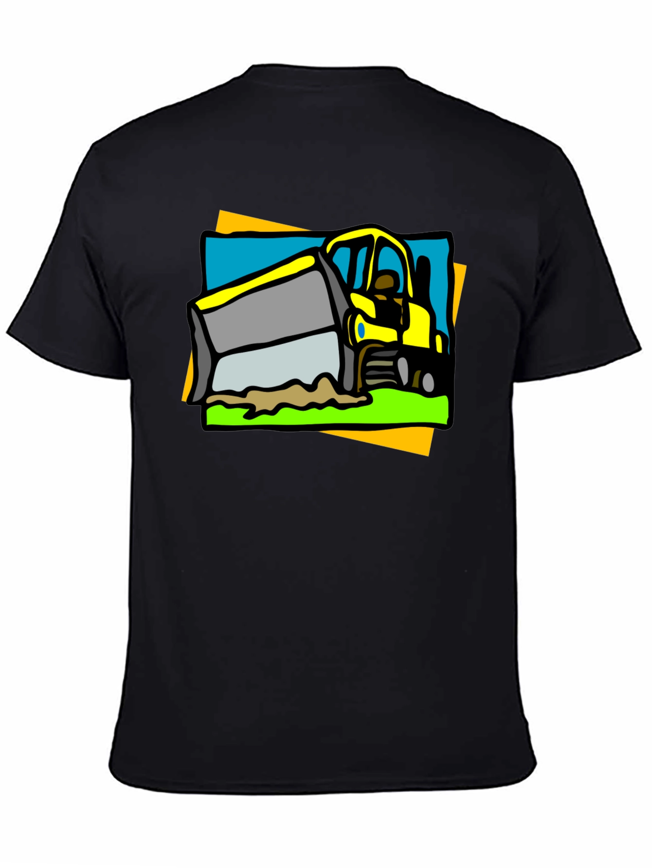 Bulldozer Graphic Tee - Heavy Equipment Shirt