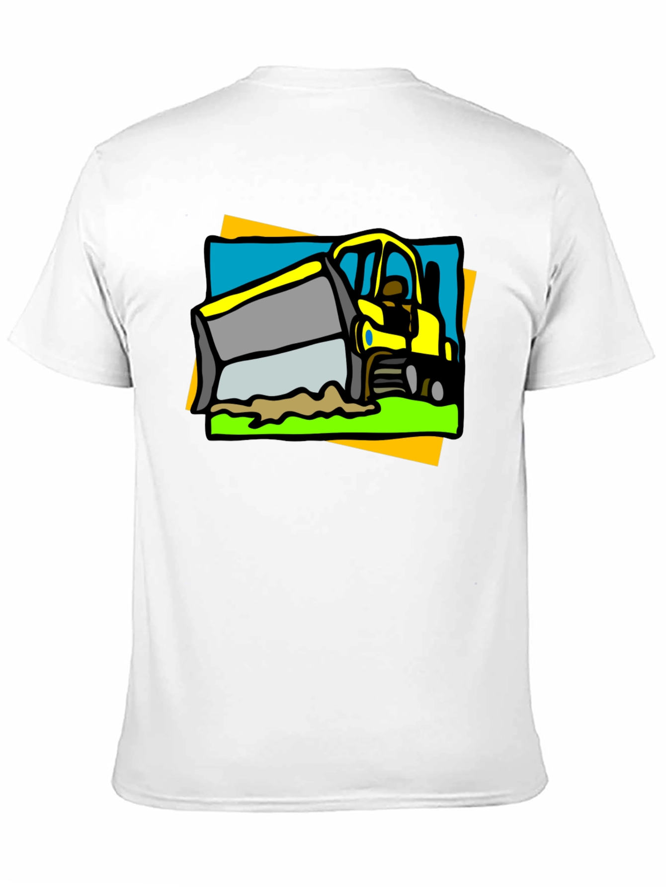 Bulldozer Graphic Tee - Heavy Equipment Shirt