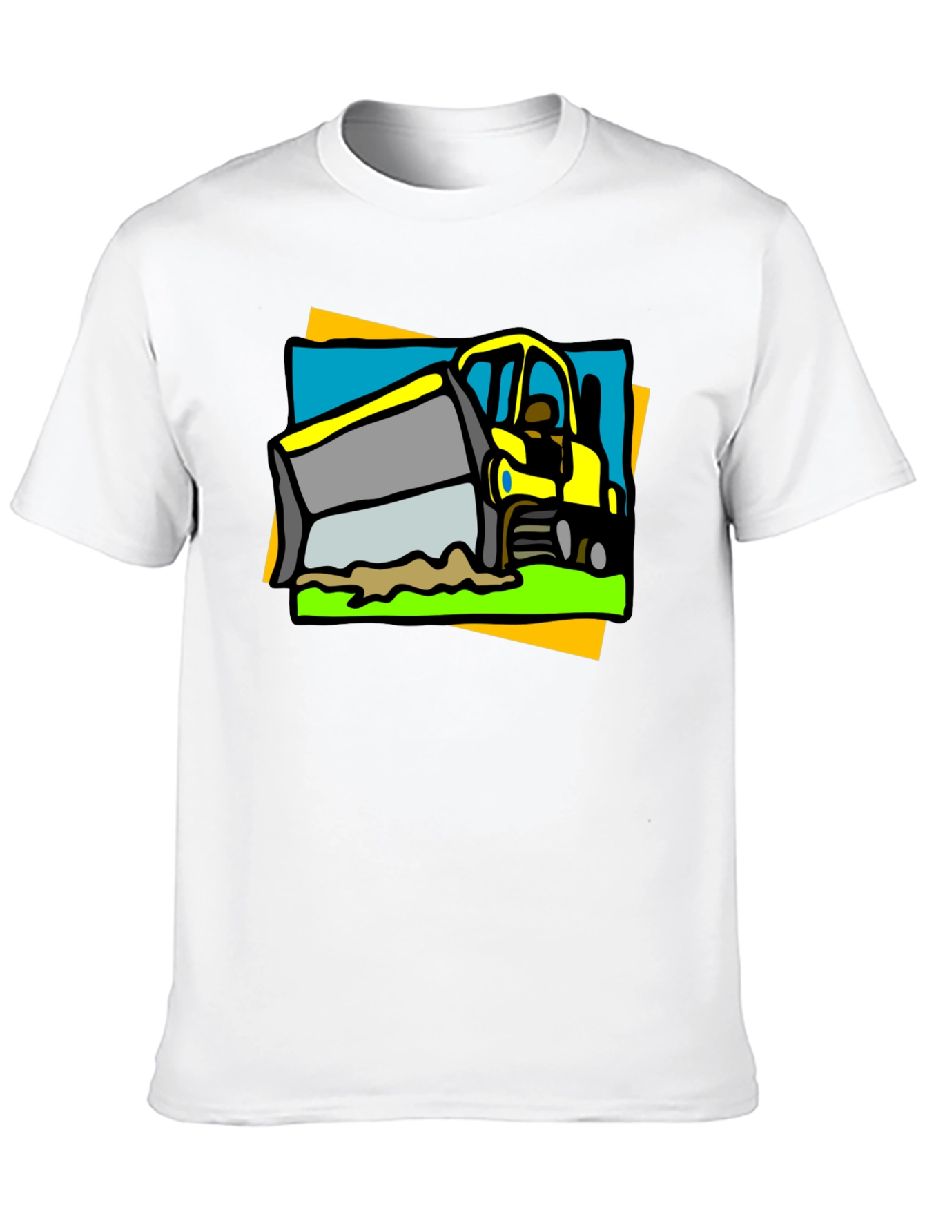 Bulldozer Graphic Tee - Heavy Equipment Shirt
