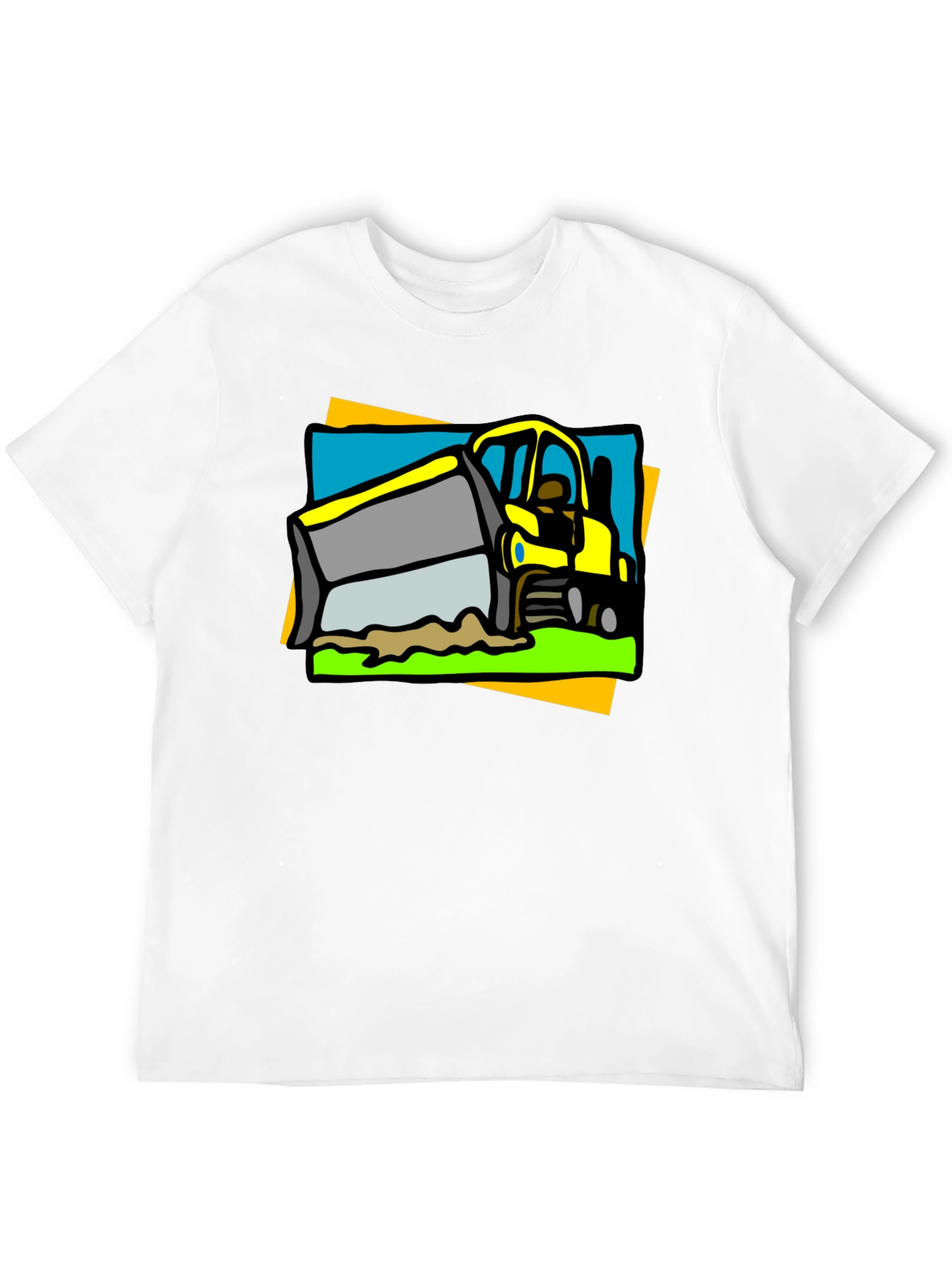 Bulldozer Graphic Tee - Heavy Equipment Shirt