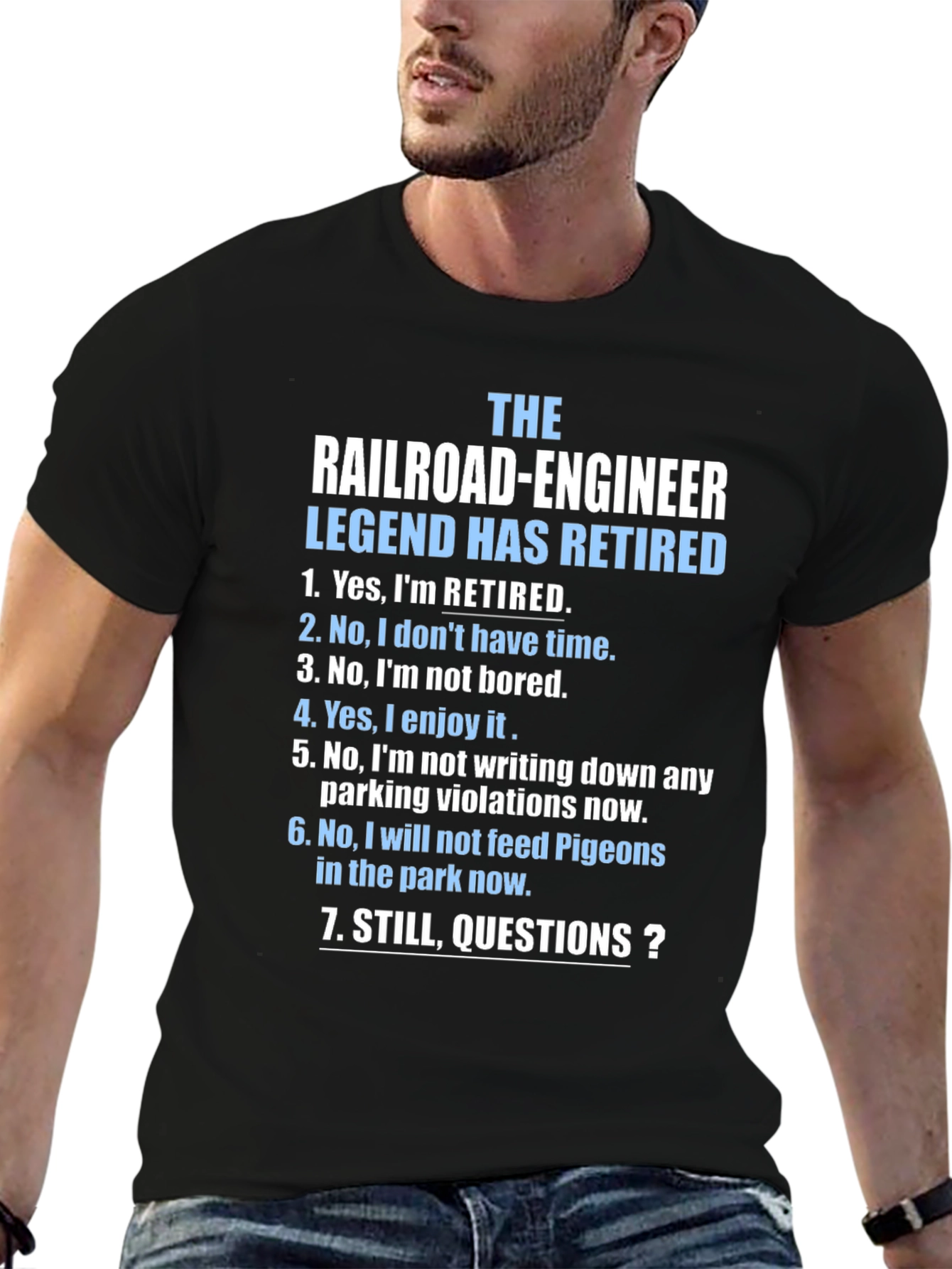 Retired Railroad Engineer T-Shirt