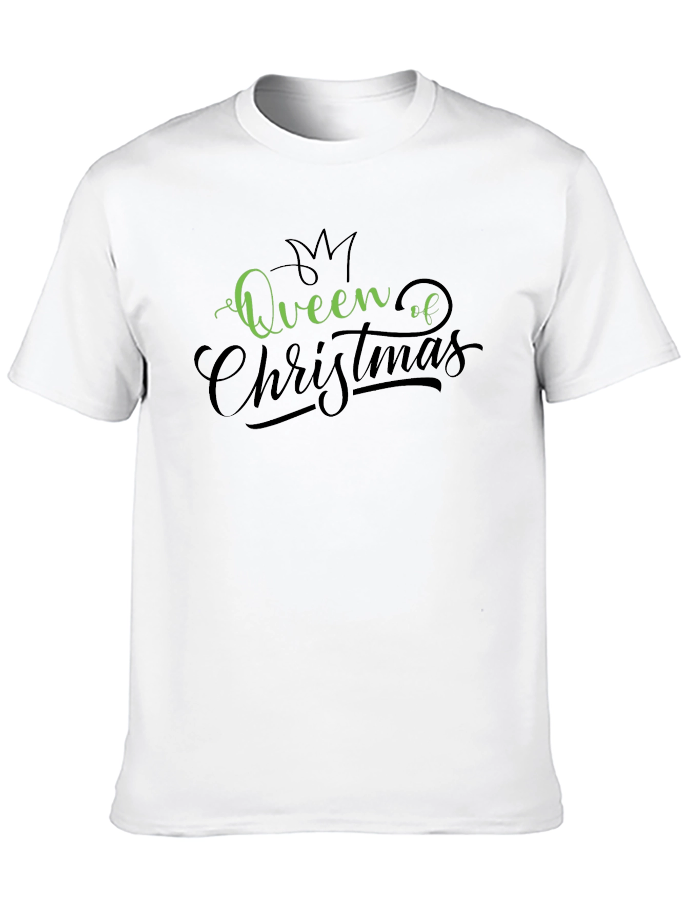 Queen of Christmas Graphic T-Shirt - Holiday Apparel
