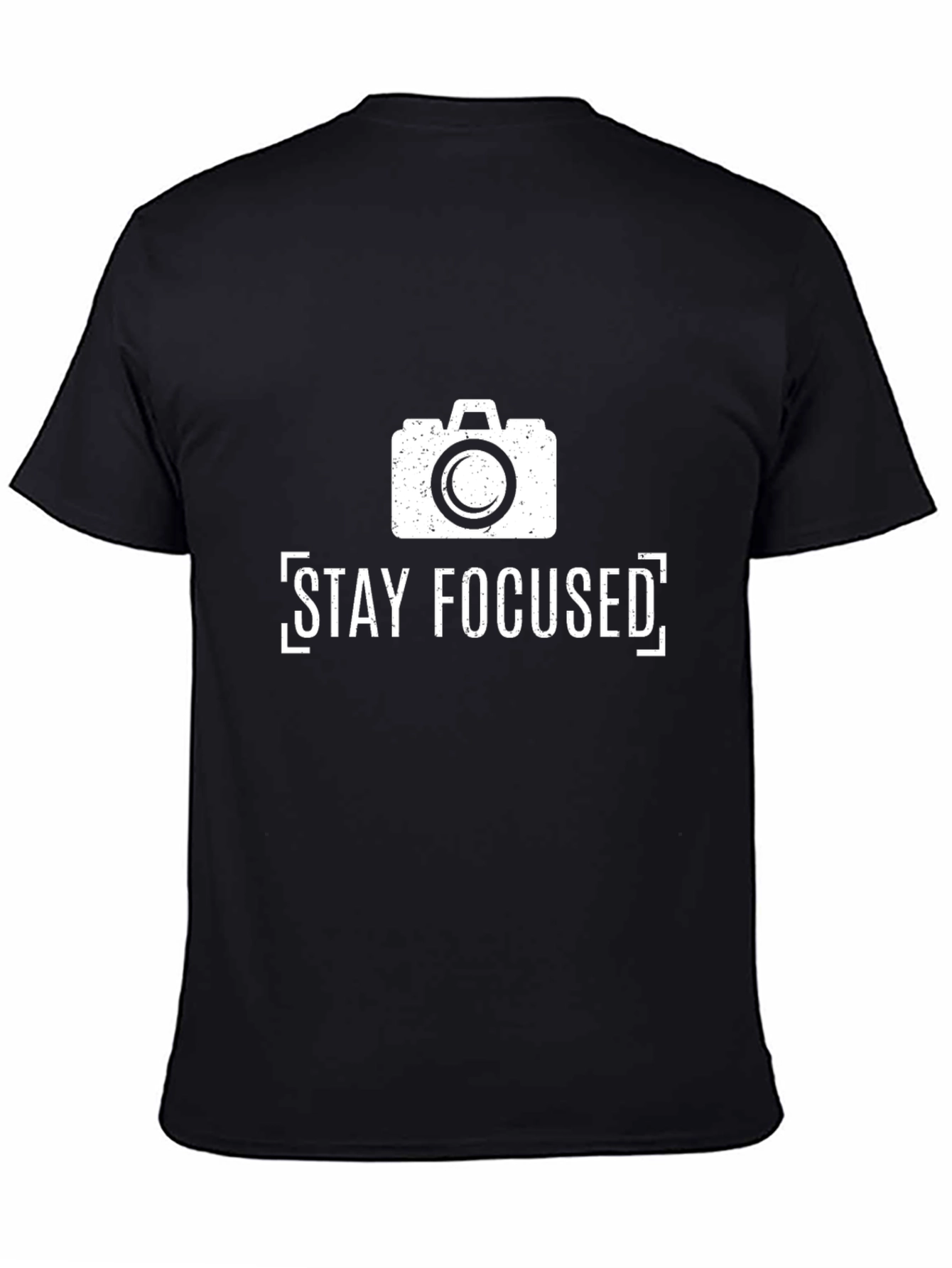 Stay Focused Camera Graphic T-Shirt