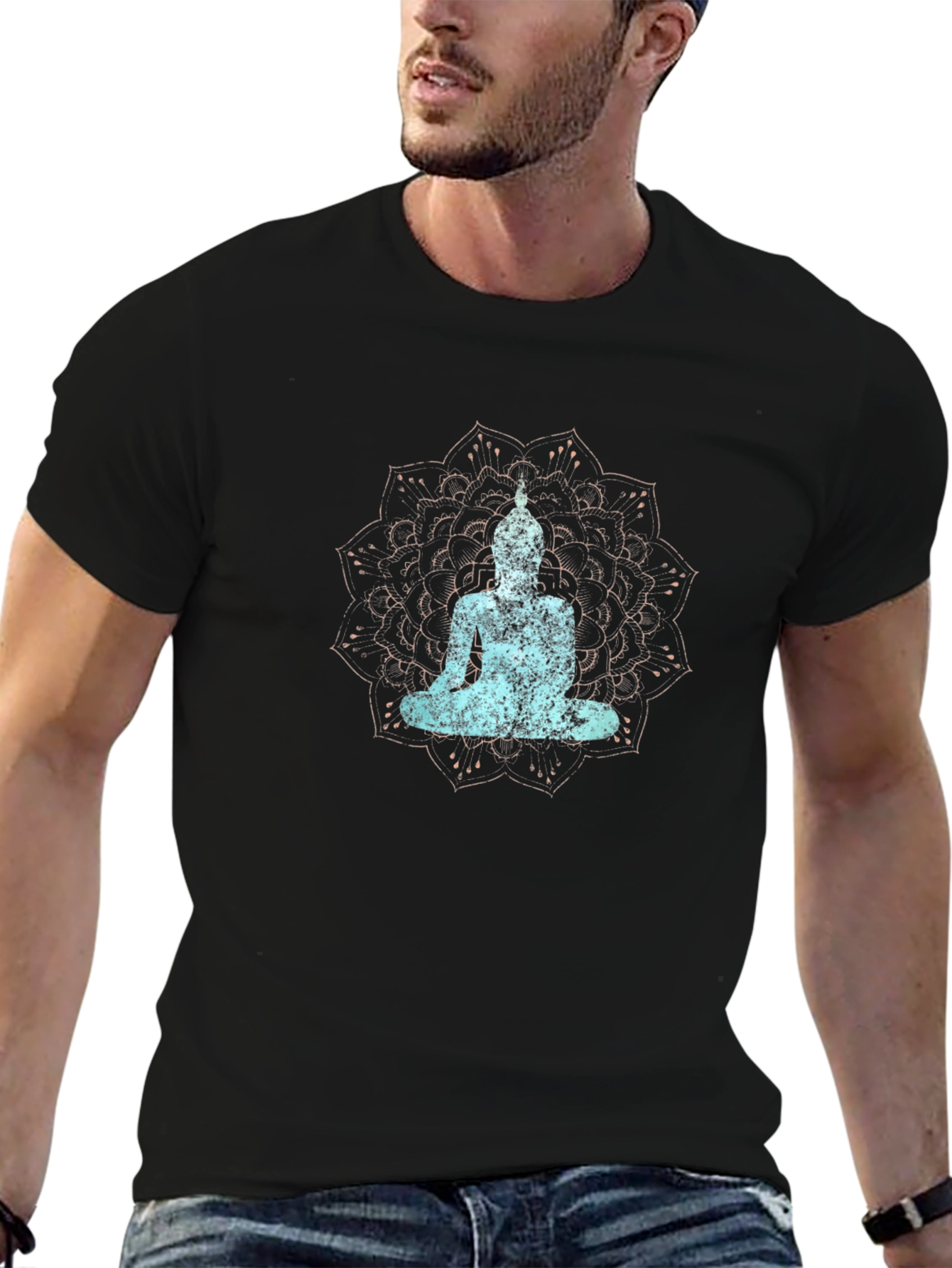 Buddha Mandala Graphic T-Shirt
