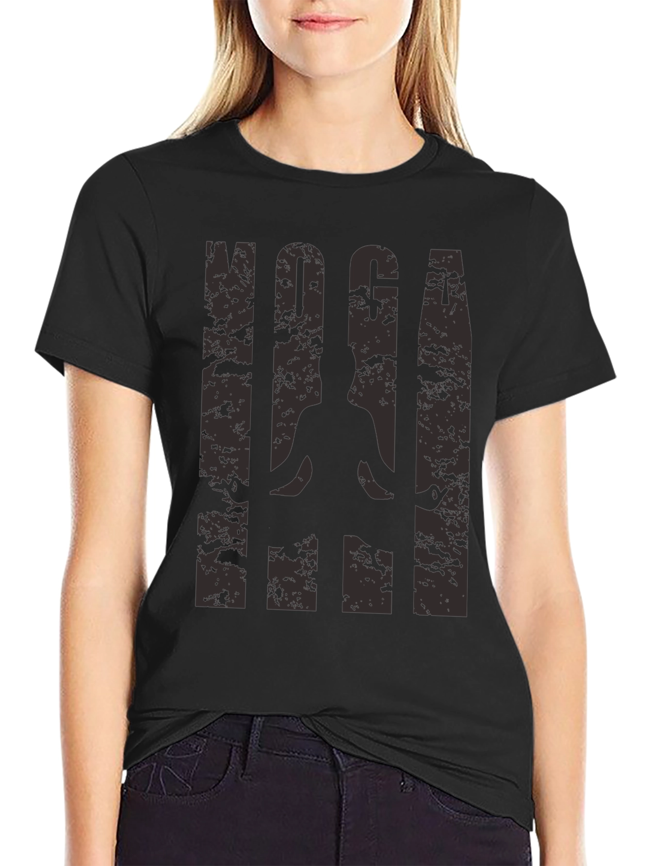 Yoga Silhouette Graphic T-Shirt