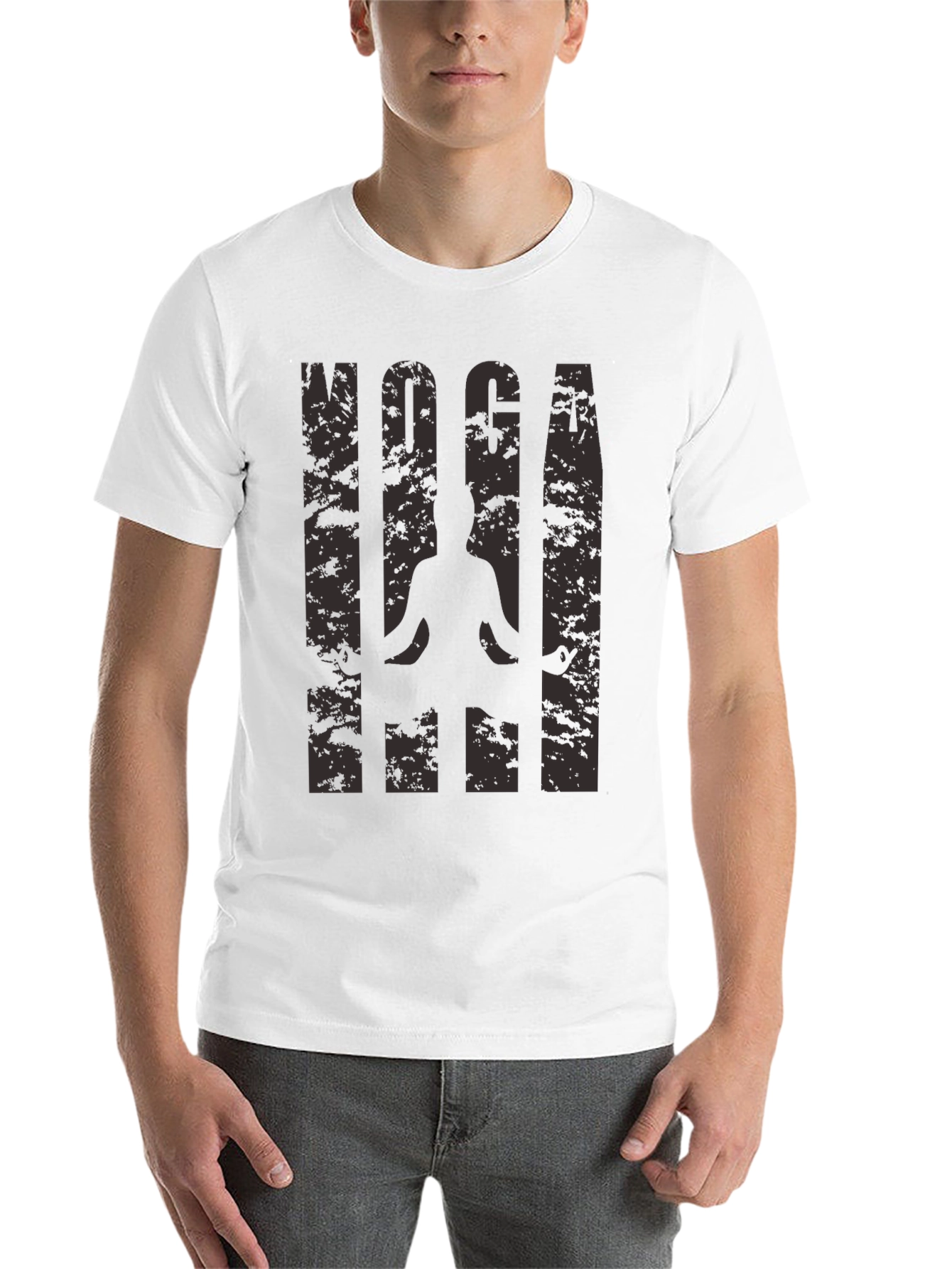 Yoga Silhouette Graphic T-Shirt