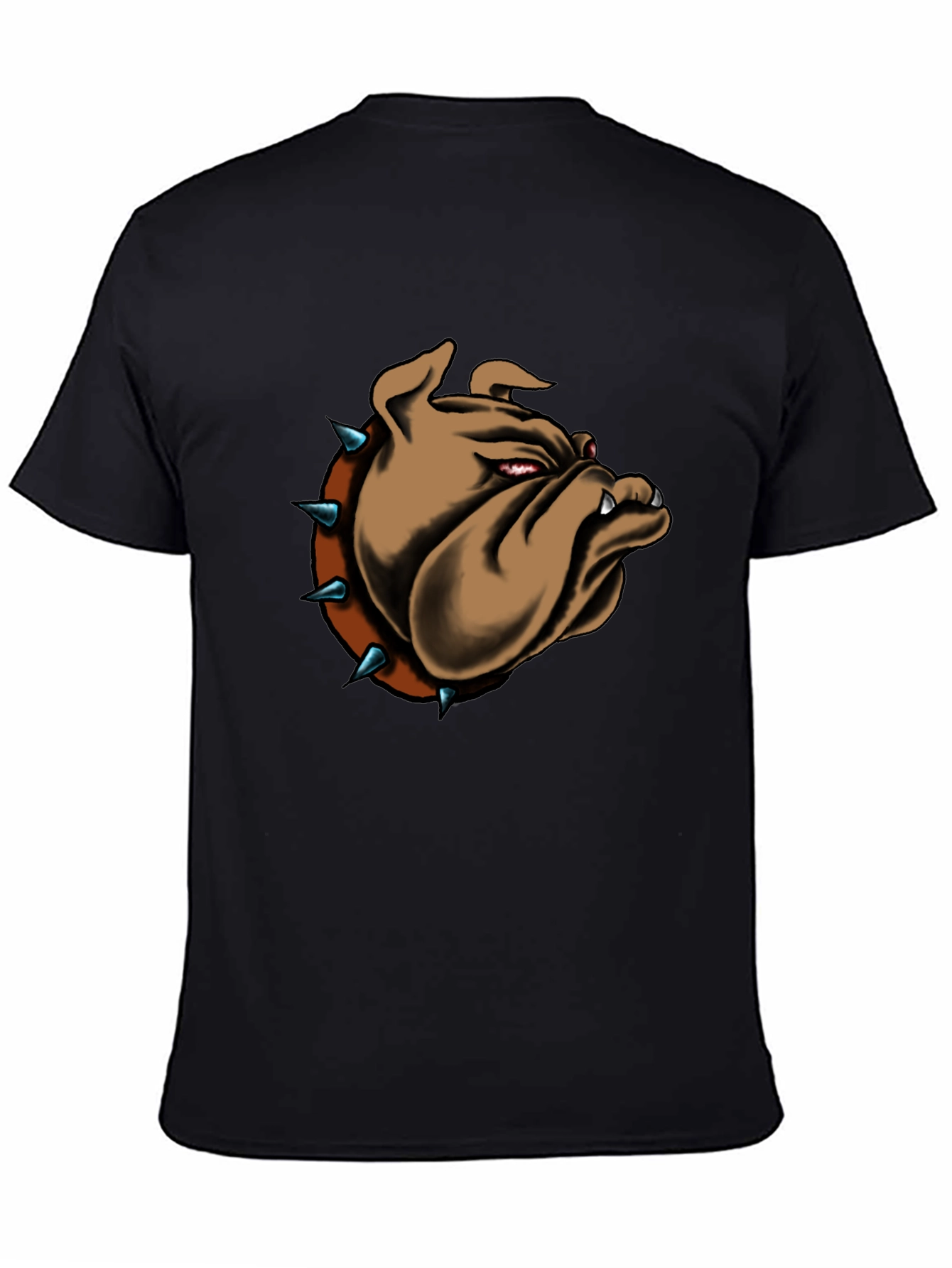 Cool Bulldog Graphic Tee - Black